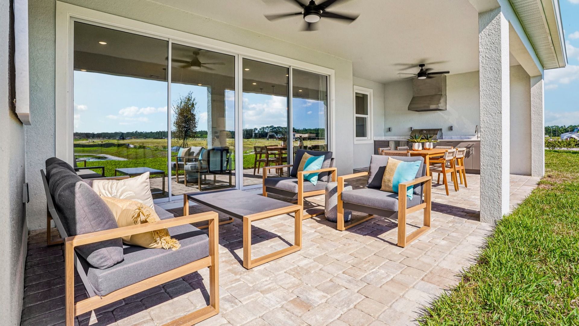 Outdoor Living Space by DRB Homes in Jacksonville, FL