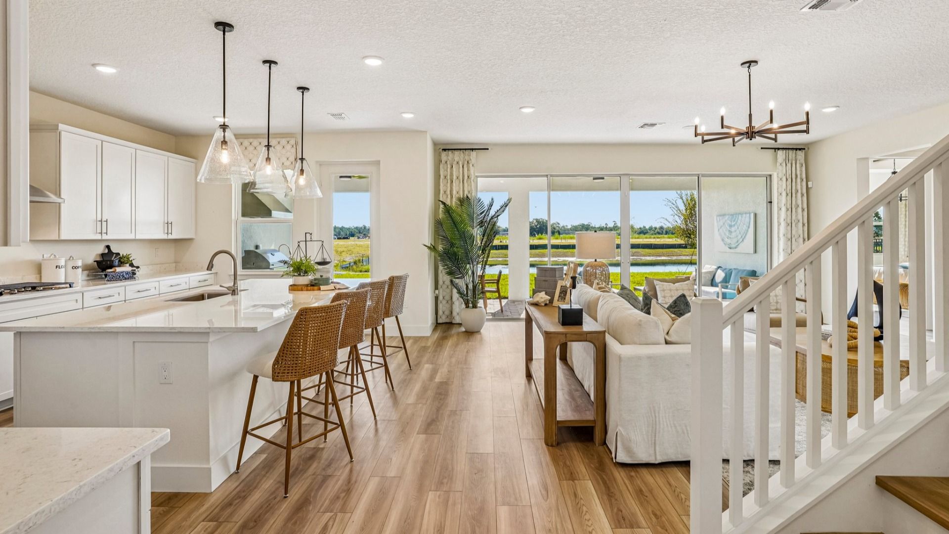 The Oleander Interior Living Space by DRB Homes in Jacksonville, FL