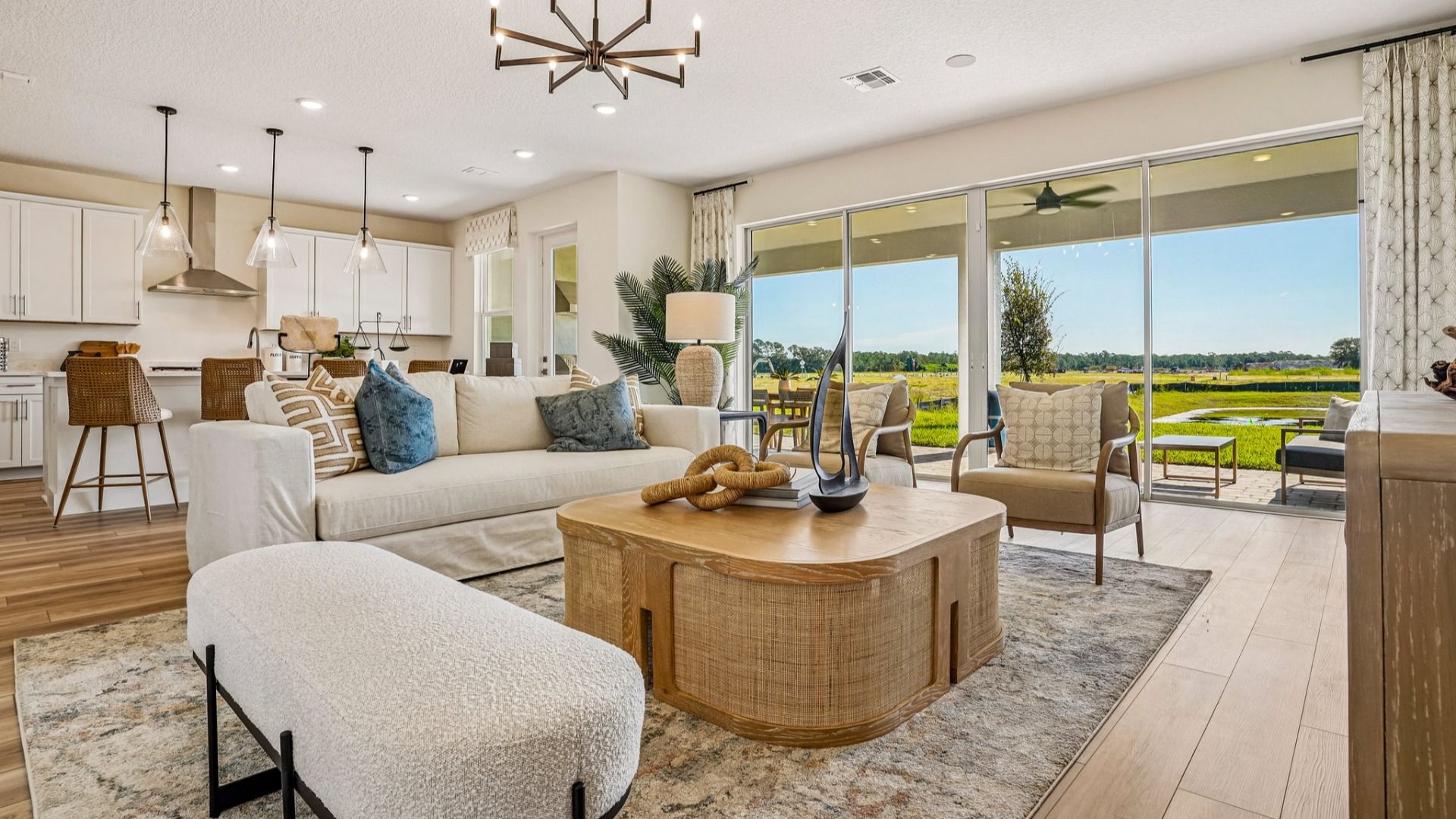 The Oleander Interior Living Space by DRB Homes in Jacksonville, FL