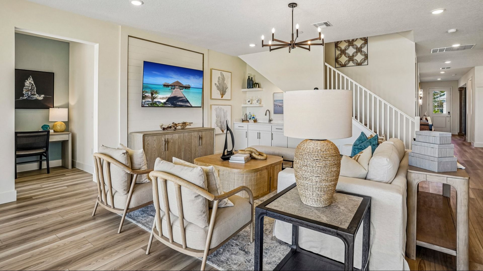 The Oleander Interior Living Space by DRB Homes in Jacksonville, FL