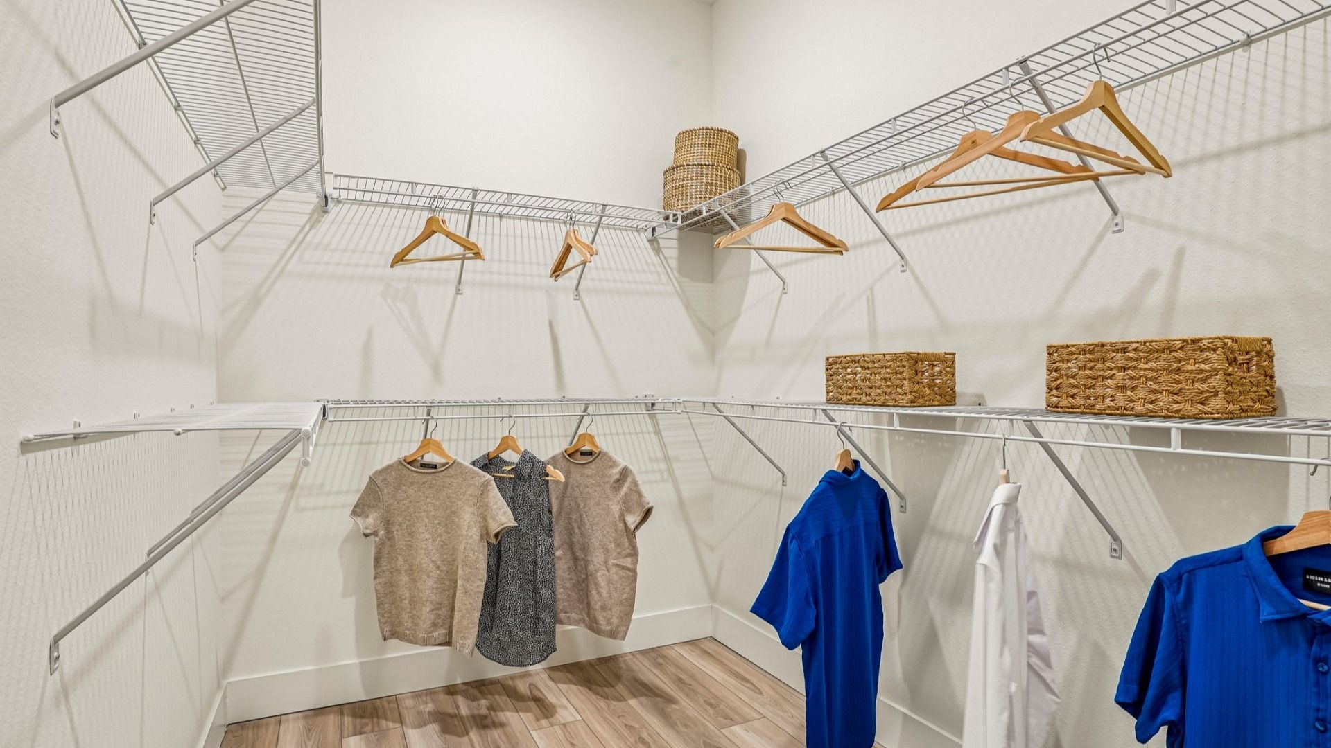 The Oleander Primary Suite Closet by DRB Homes in Jacksonville, FL