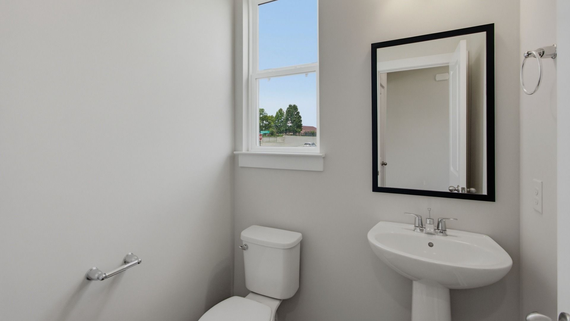 Bathroom with elegant features