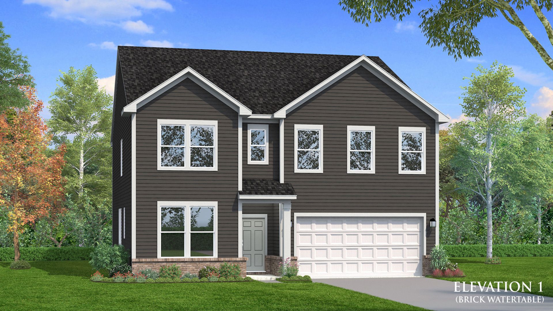 Exterior elevation 1 rendering