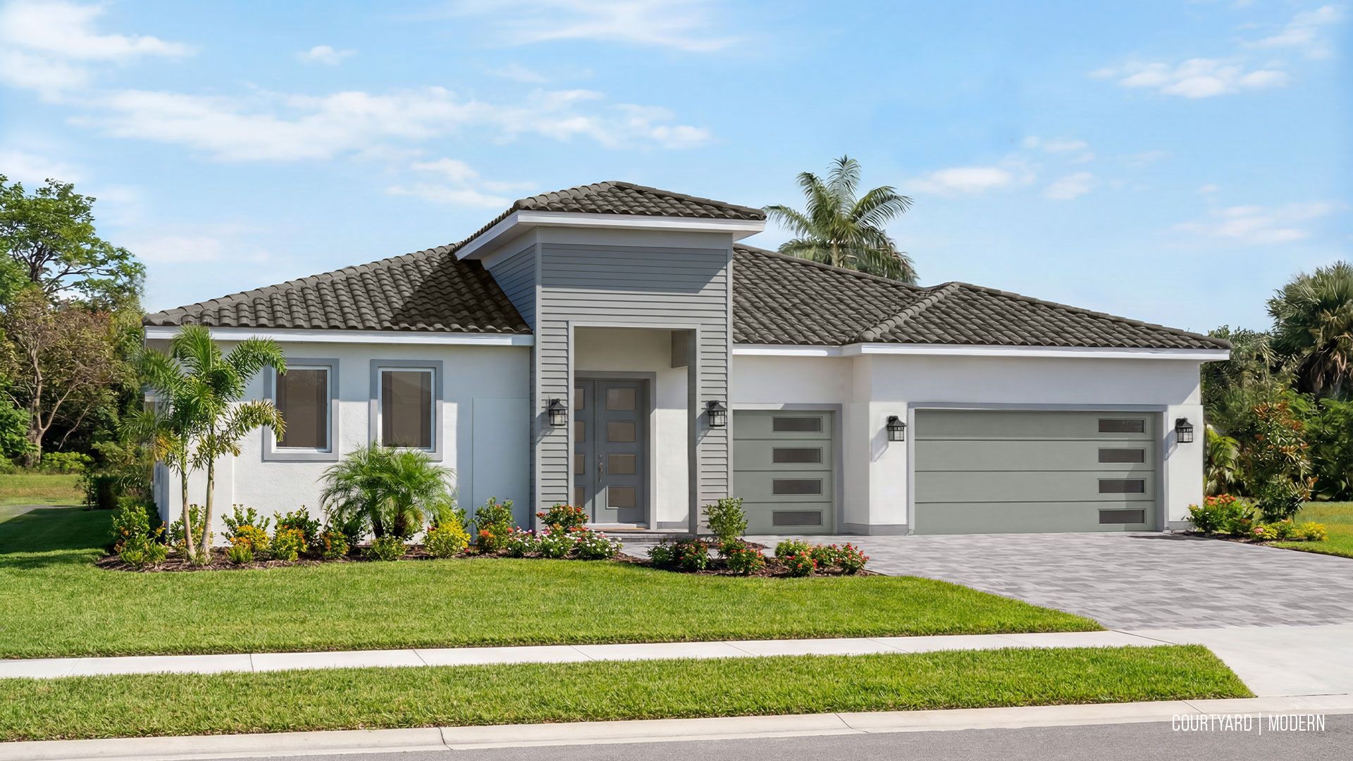 Courtyard - River Preserve Estates: Parrish, Florida - DRB Homes