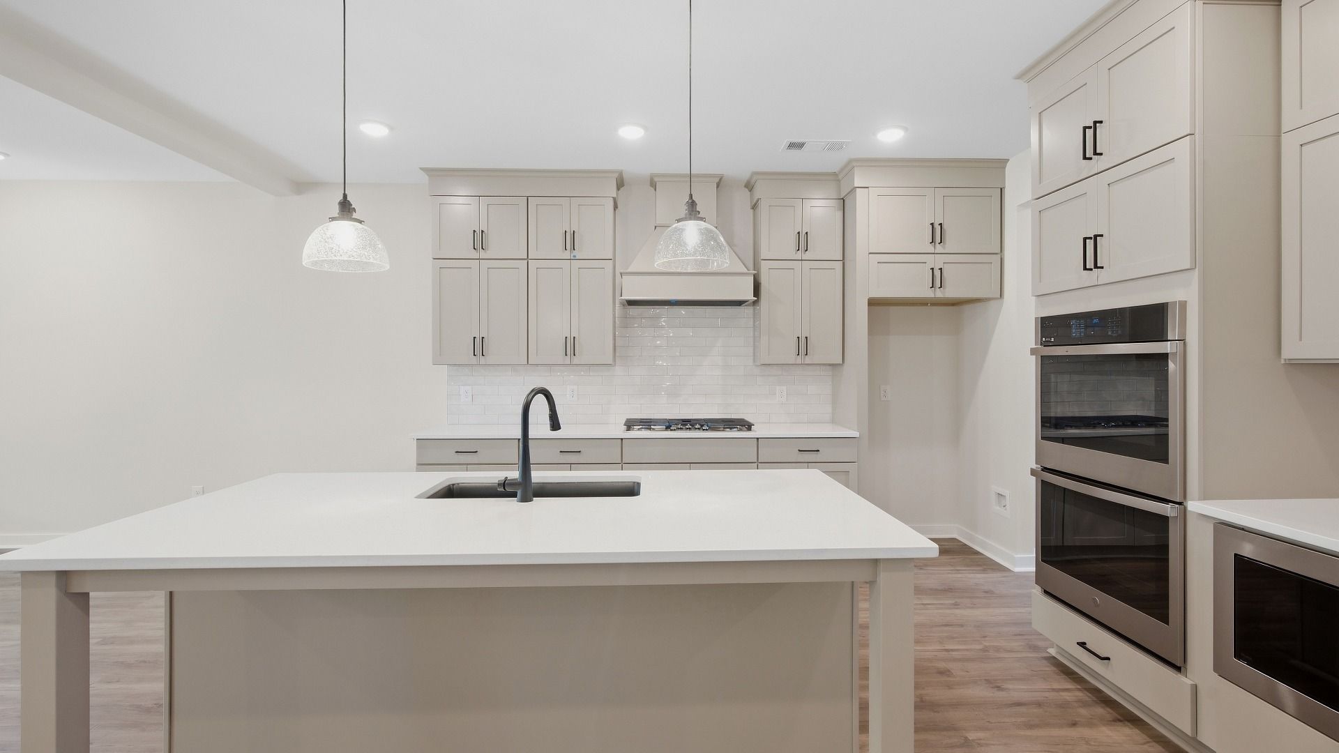 Kitchen island with sink and dishwasher included