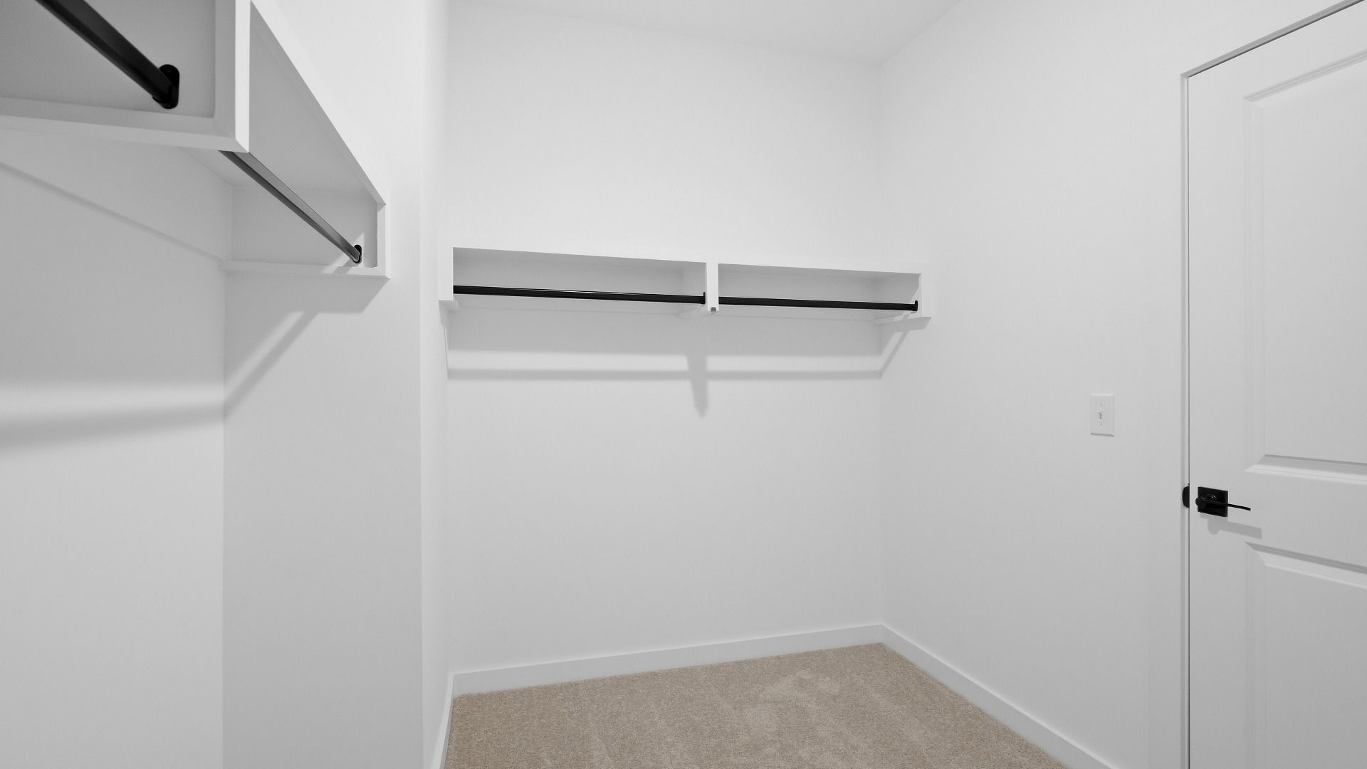 Walk-in closet with various space for storage