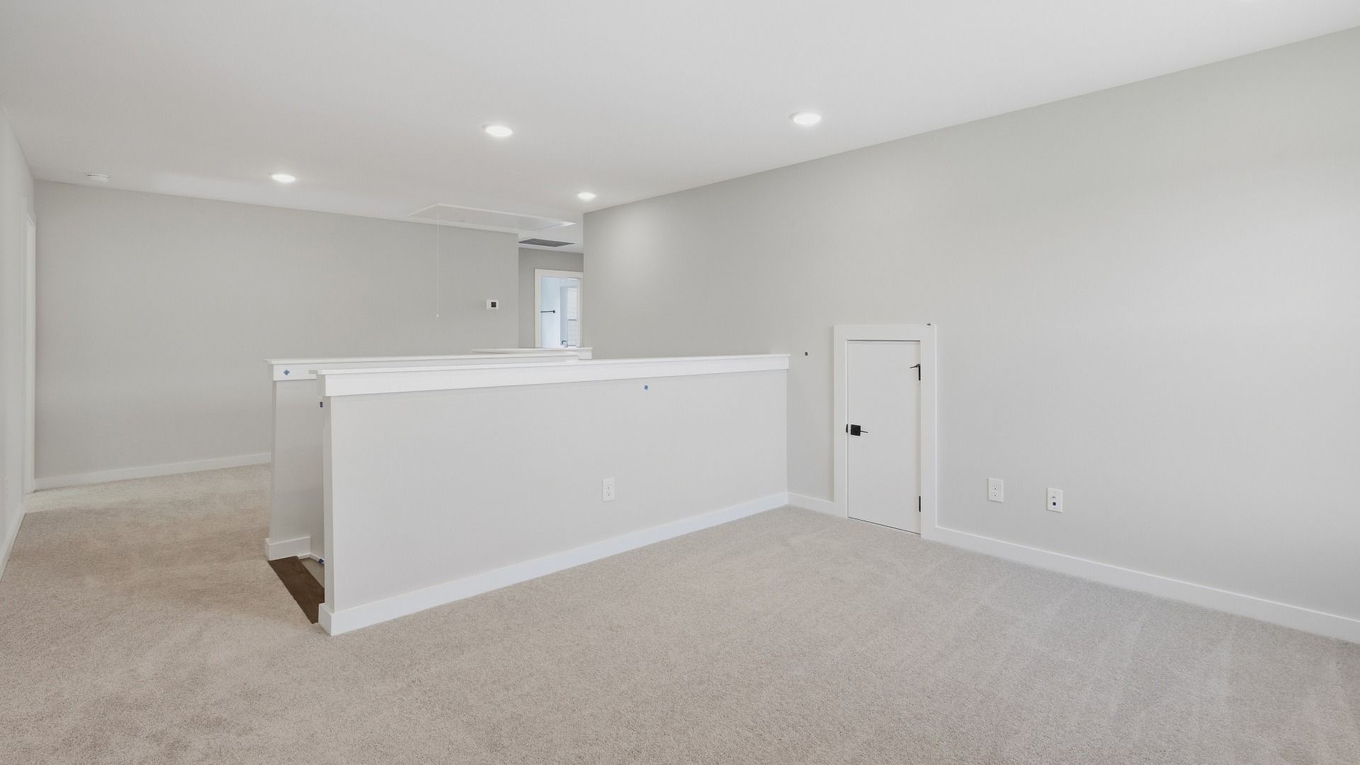 Versatile upstairs living space right off the staircase