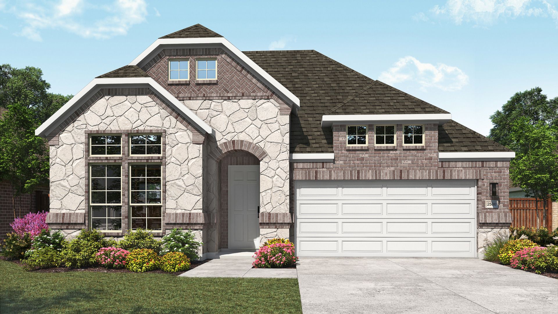 Modern single-family home design in residential architecture