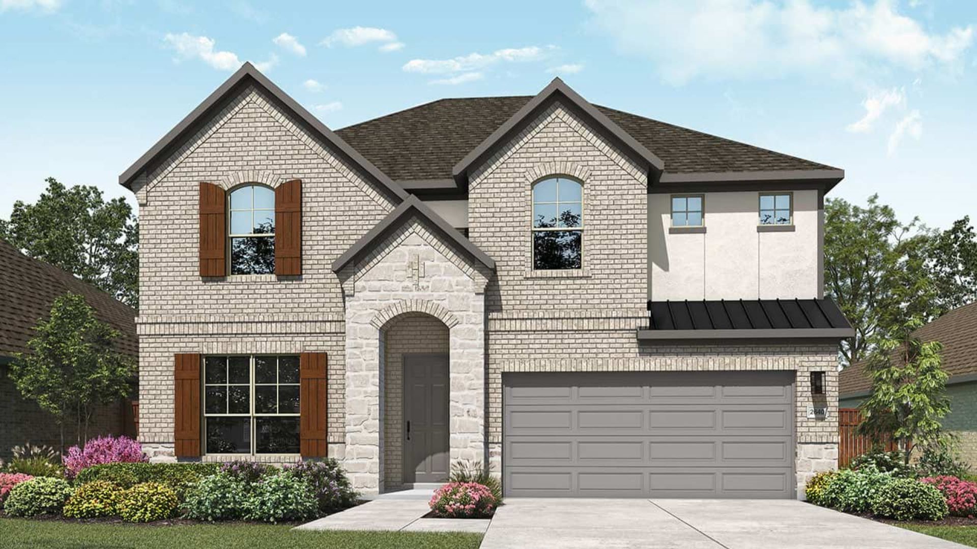 Modern single-family home design in residential architecture