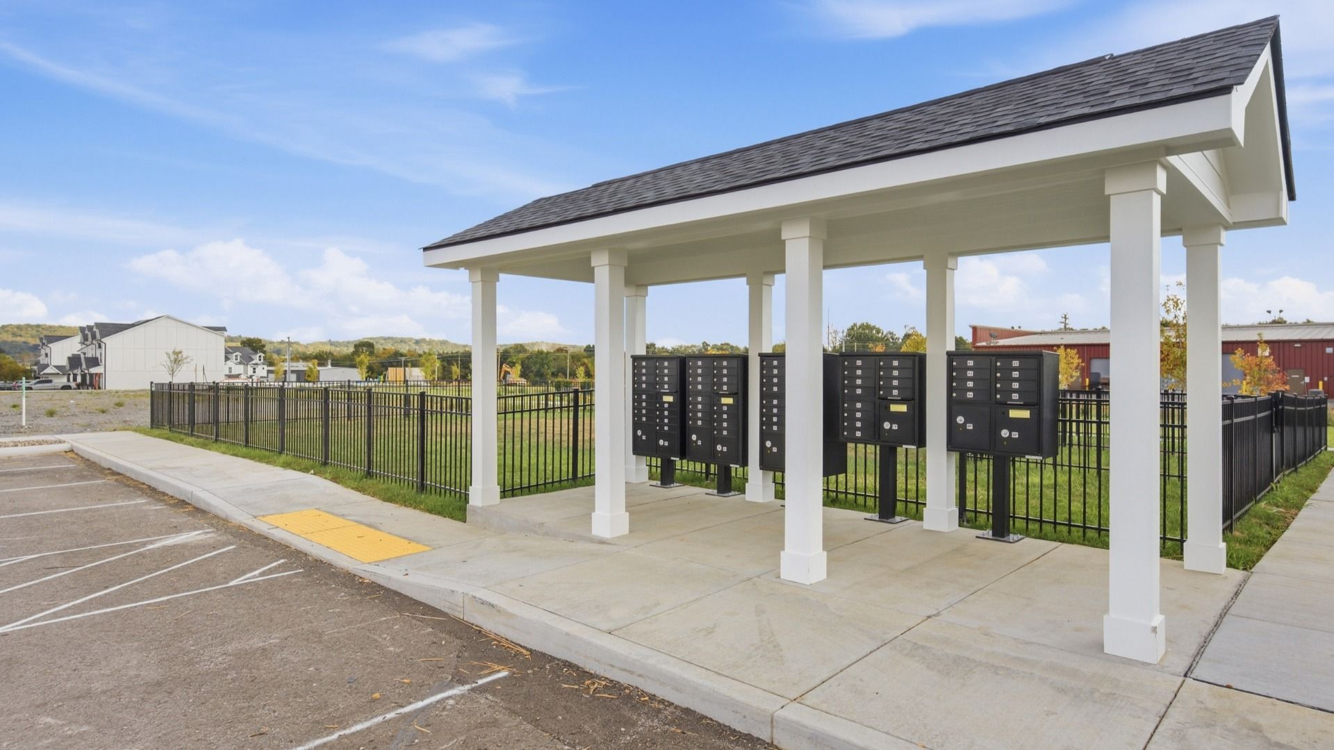 Community mailbox area