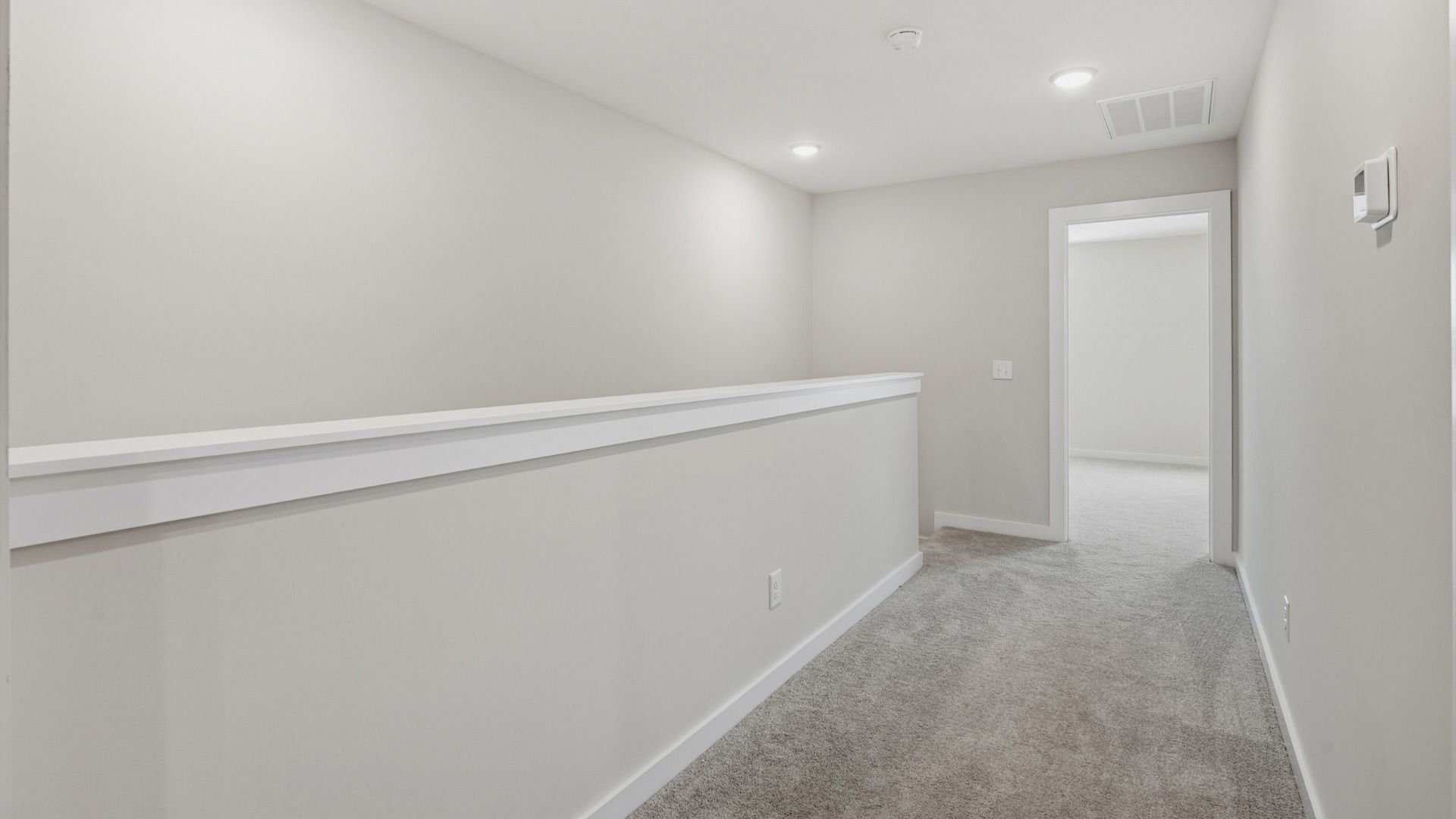 Stairway leading up to primary room