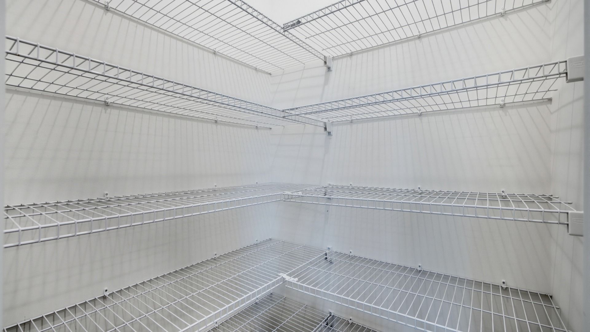 Kitchen pantry with rows of space for convenient storage options