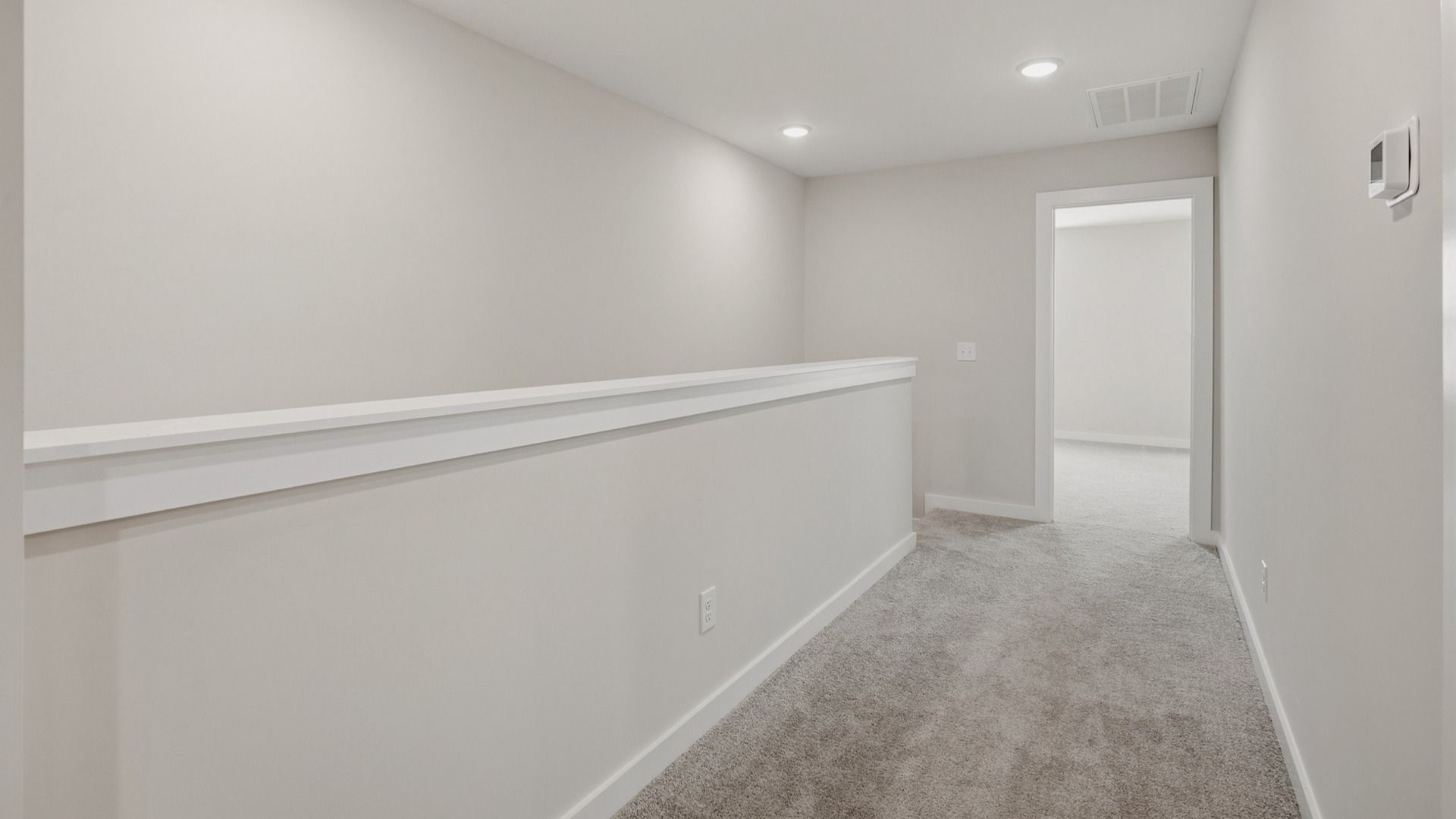 Stairway leading up to primary room