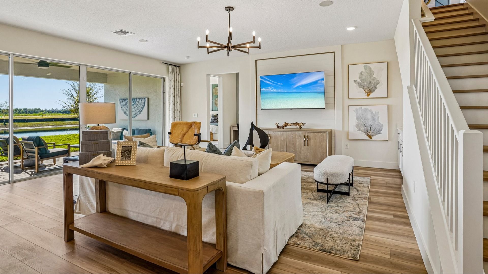 Living Area | Oleander Model Home at Ardisia Park in New Smyrna Beach