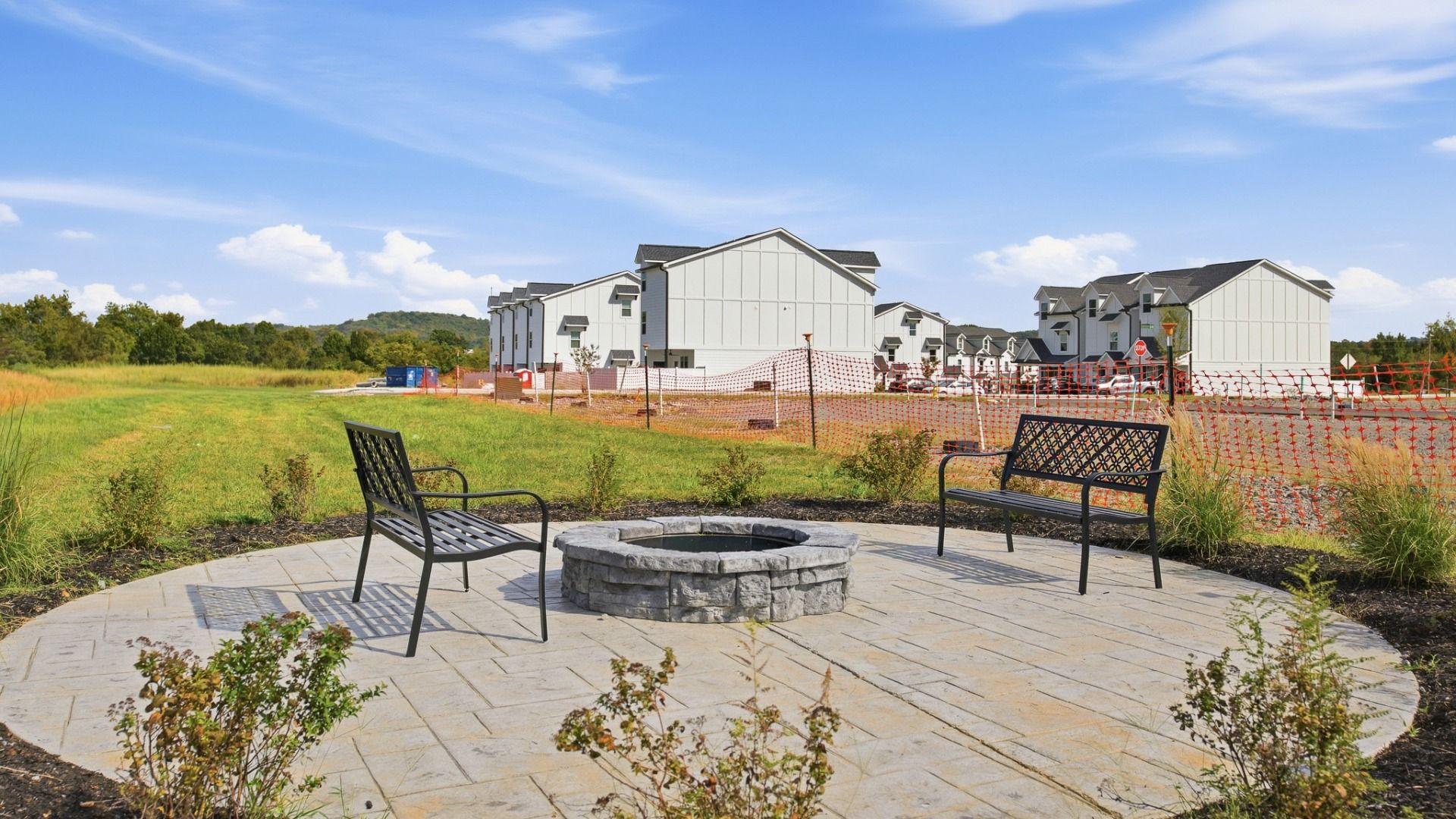 Convenient community fireplace