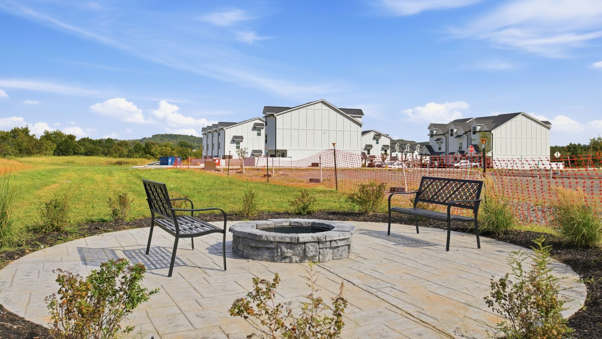 Convenient community fireplace