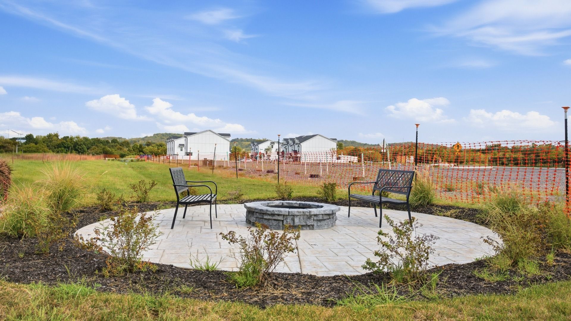 Convenient community fireplace