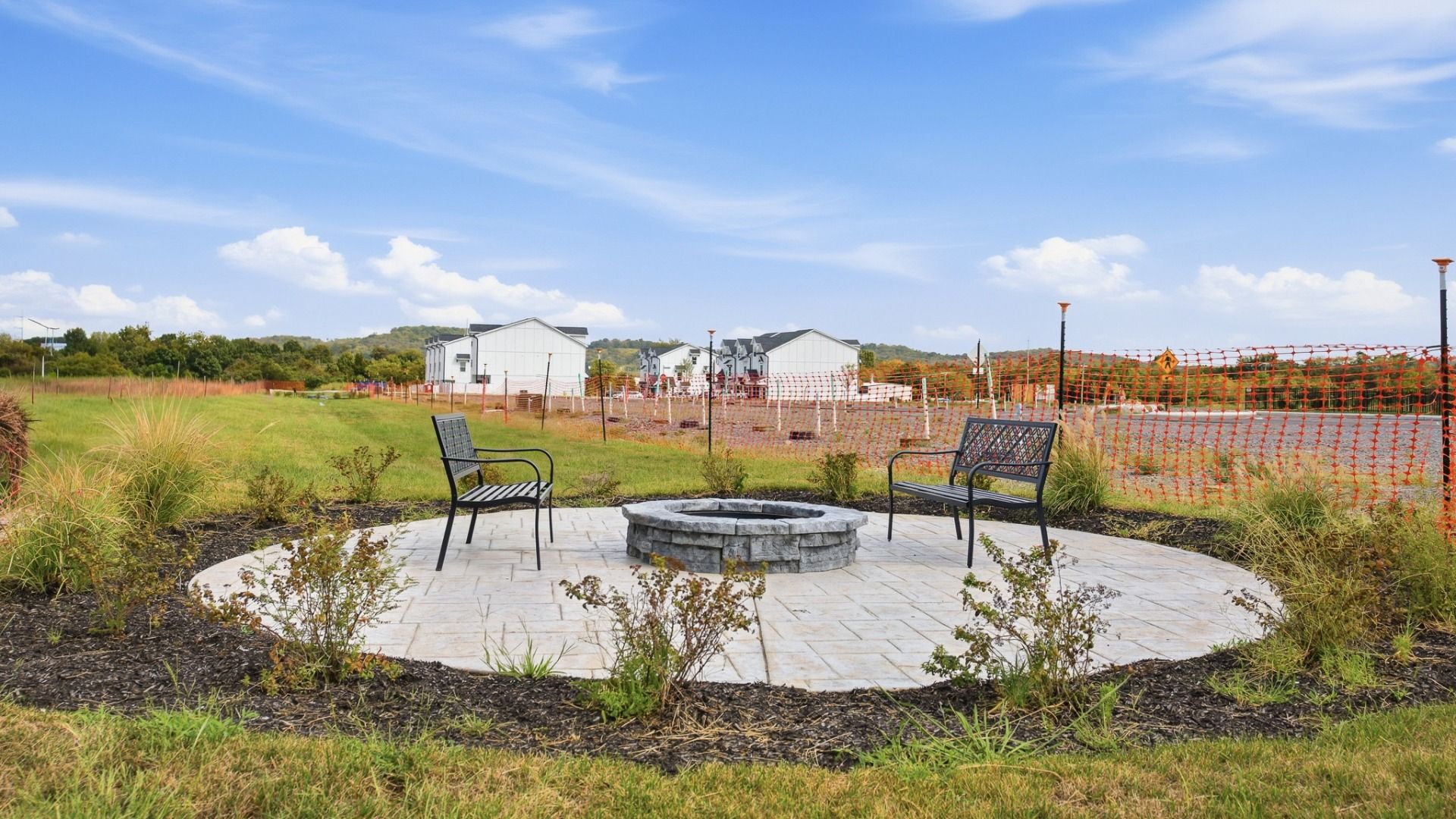 Convenient community fireplace
