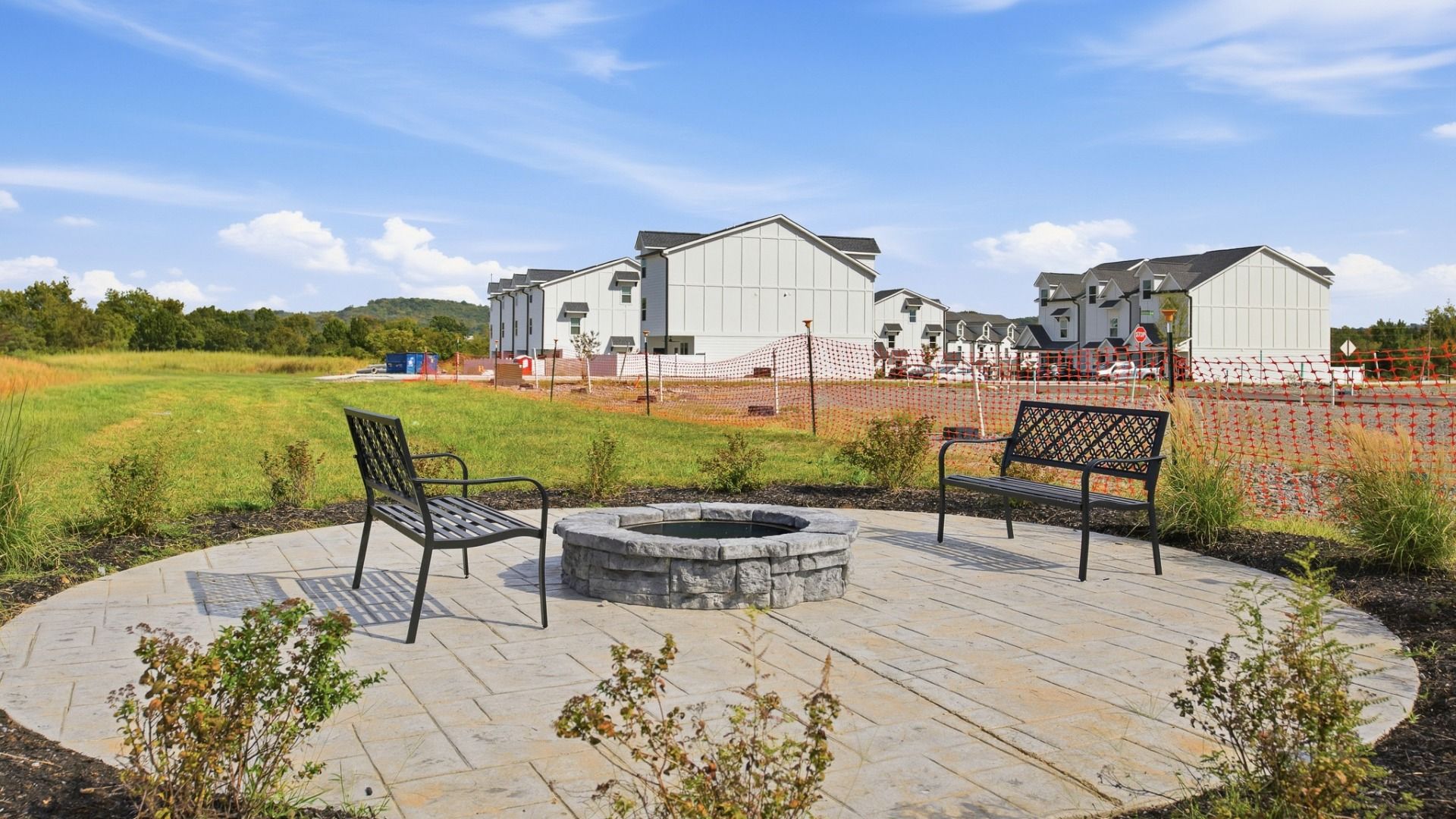 Convenient community fireplace