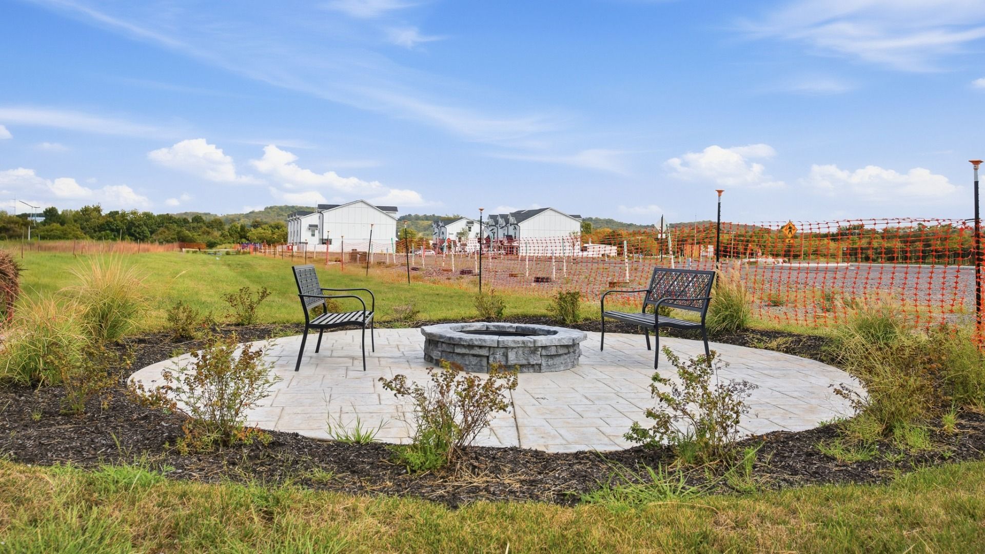 Convenient community fireplace