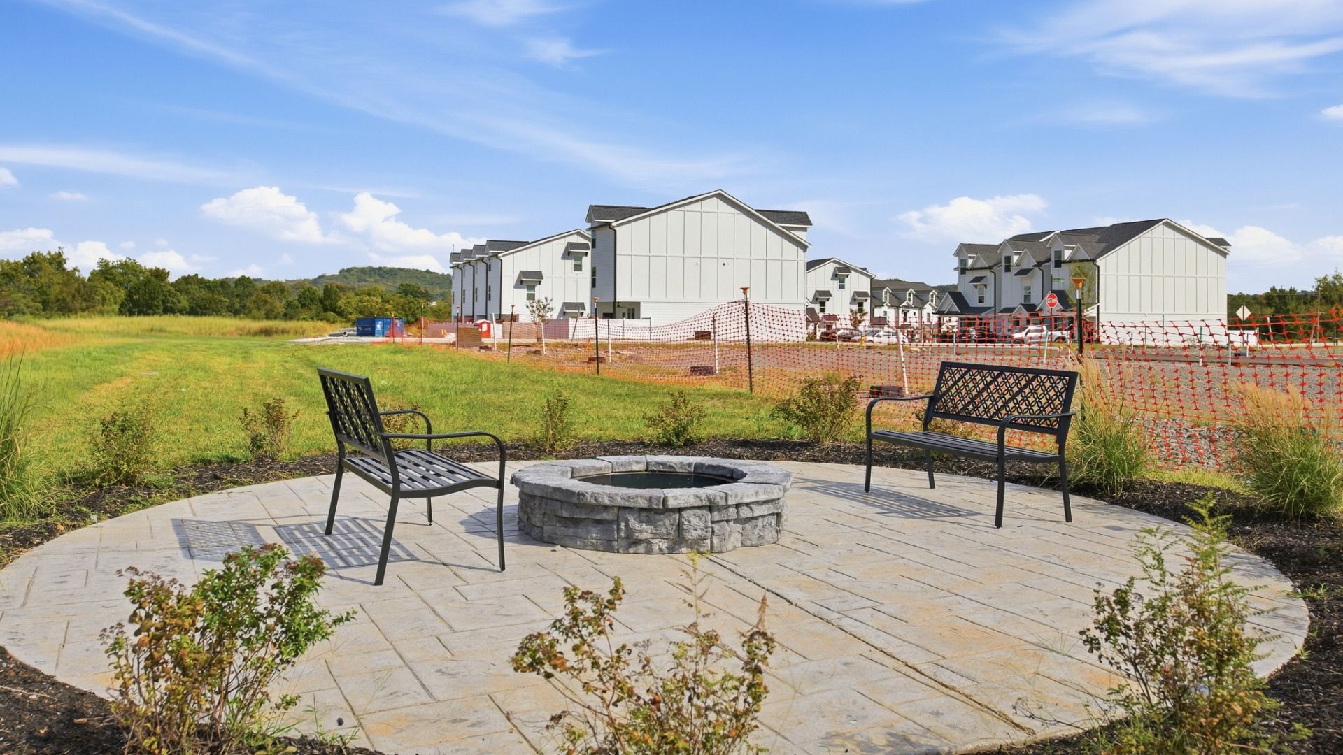 Convenient community fireplace