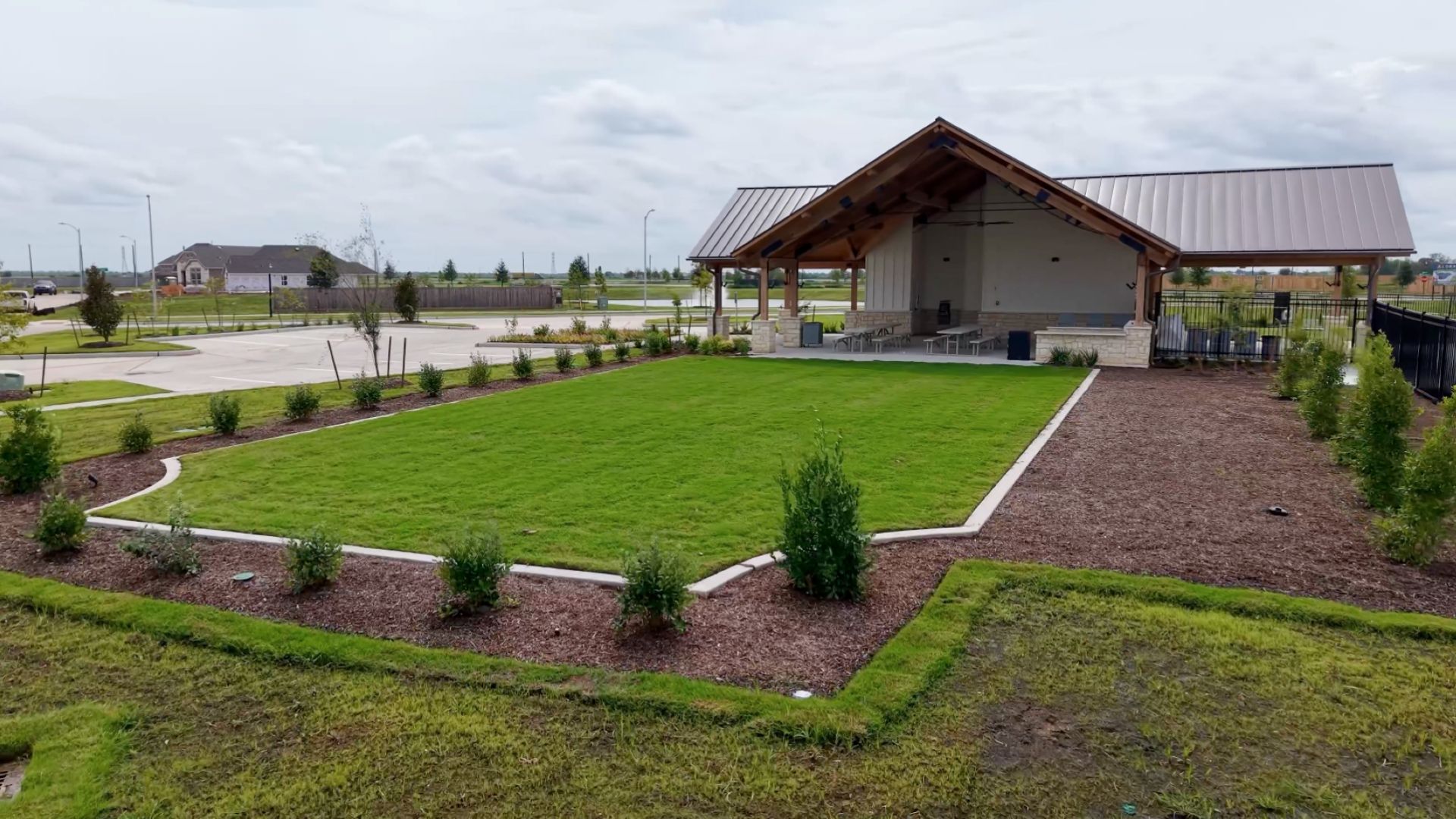 Event Lawn at Aldeana Amenity Center in Rosharon, TX