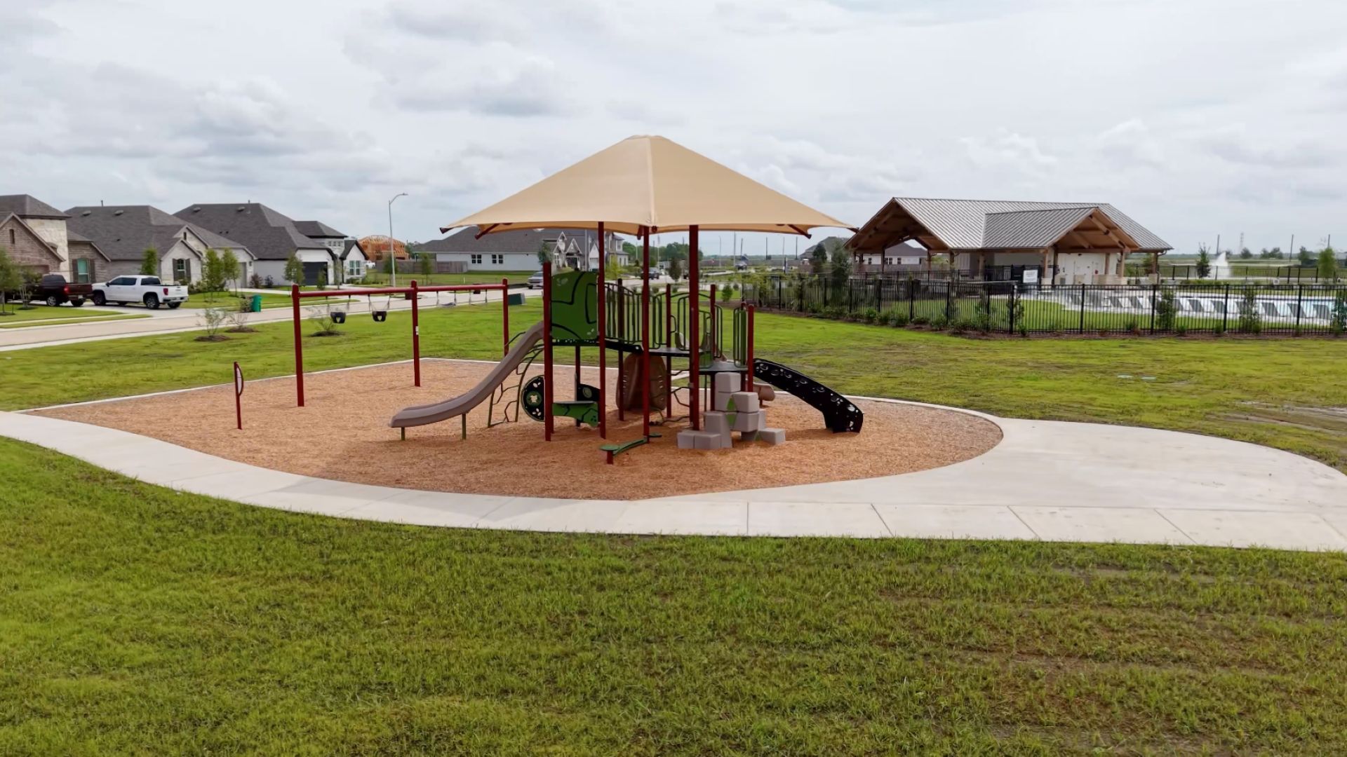 Playground at Aldeana Amenity Center in Rosharon, TX