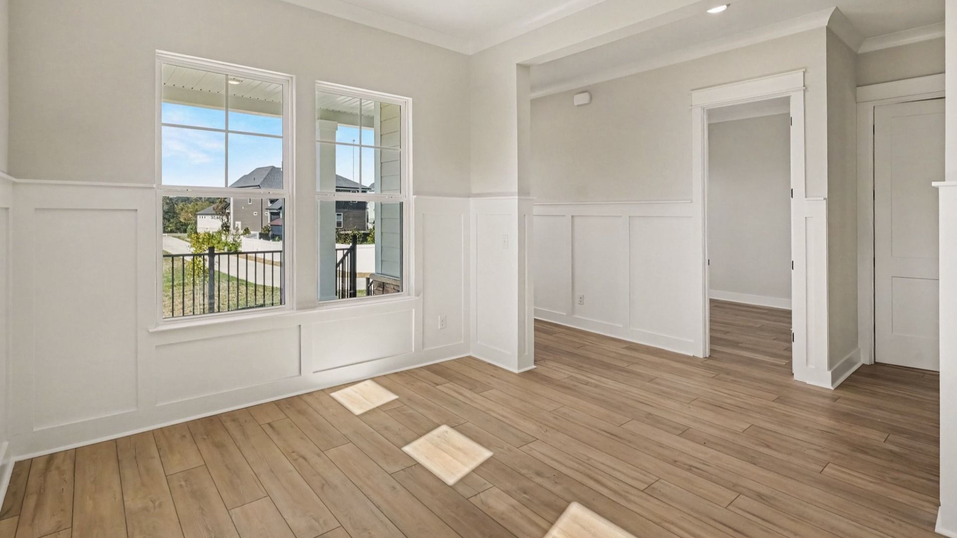 Versatile flex space right by entrance of home