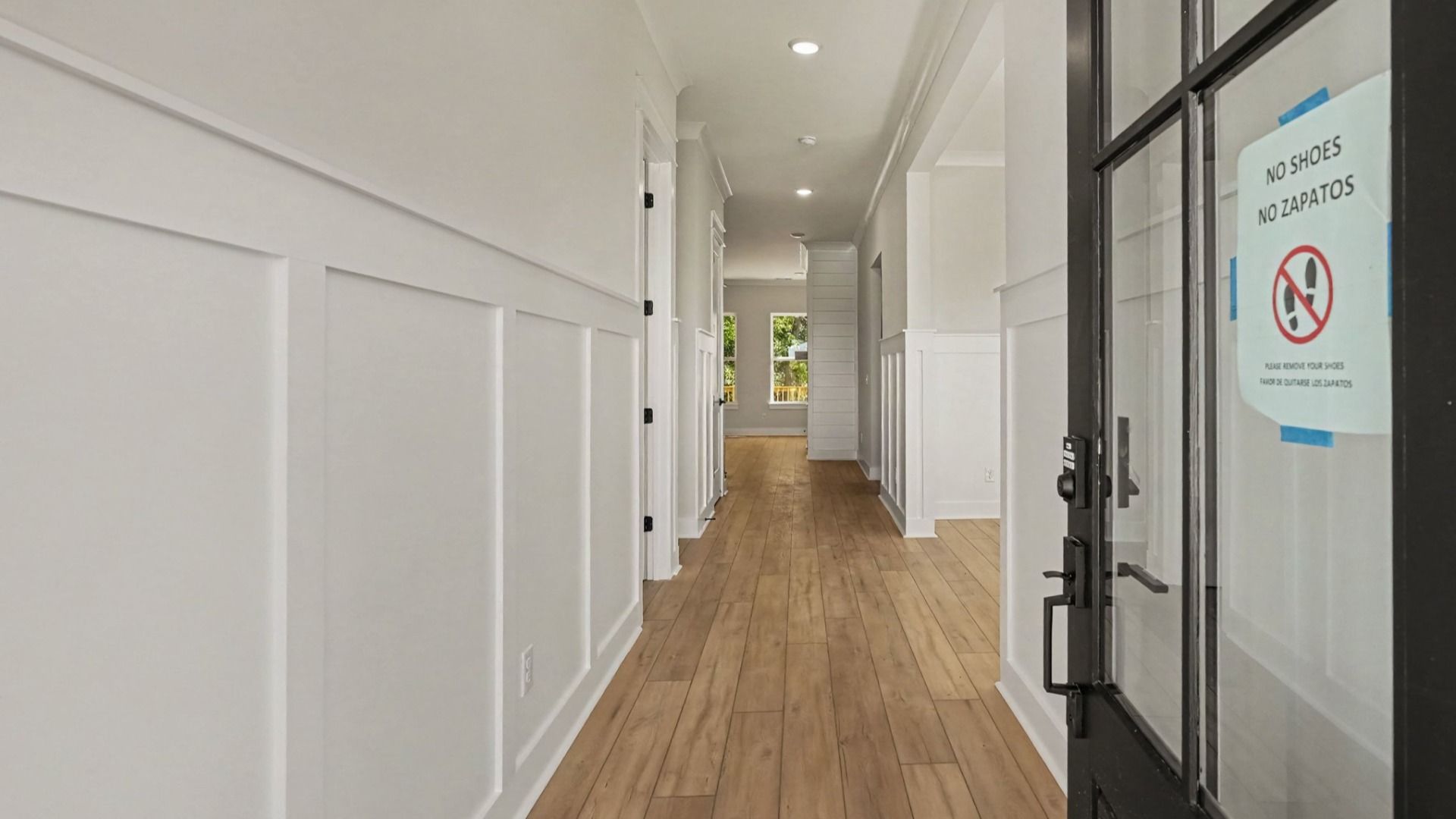 Hallway leading off the front entrance