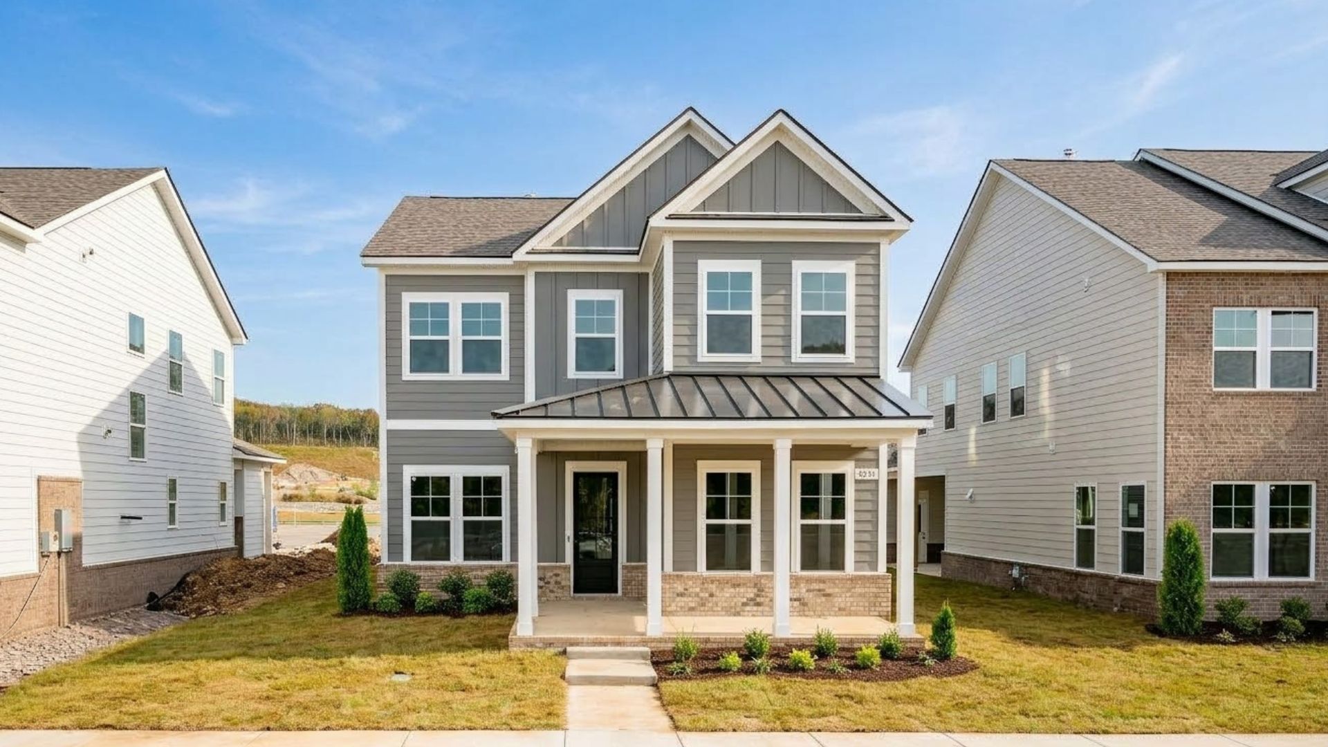 Front exterior of Gibbs home plan