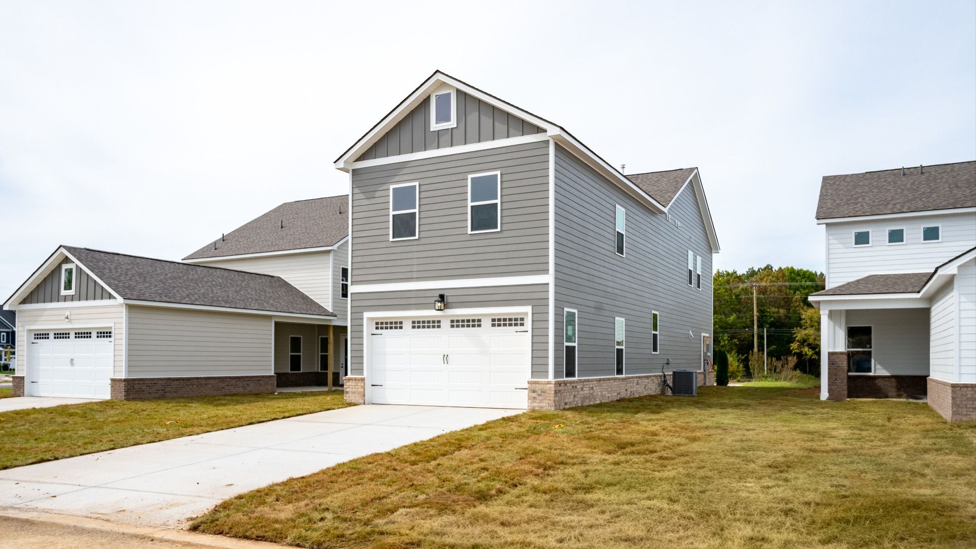 Rear exterior of Gibbs home plan