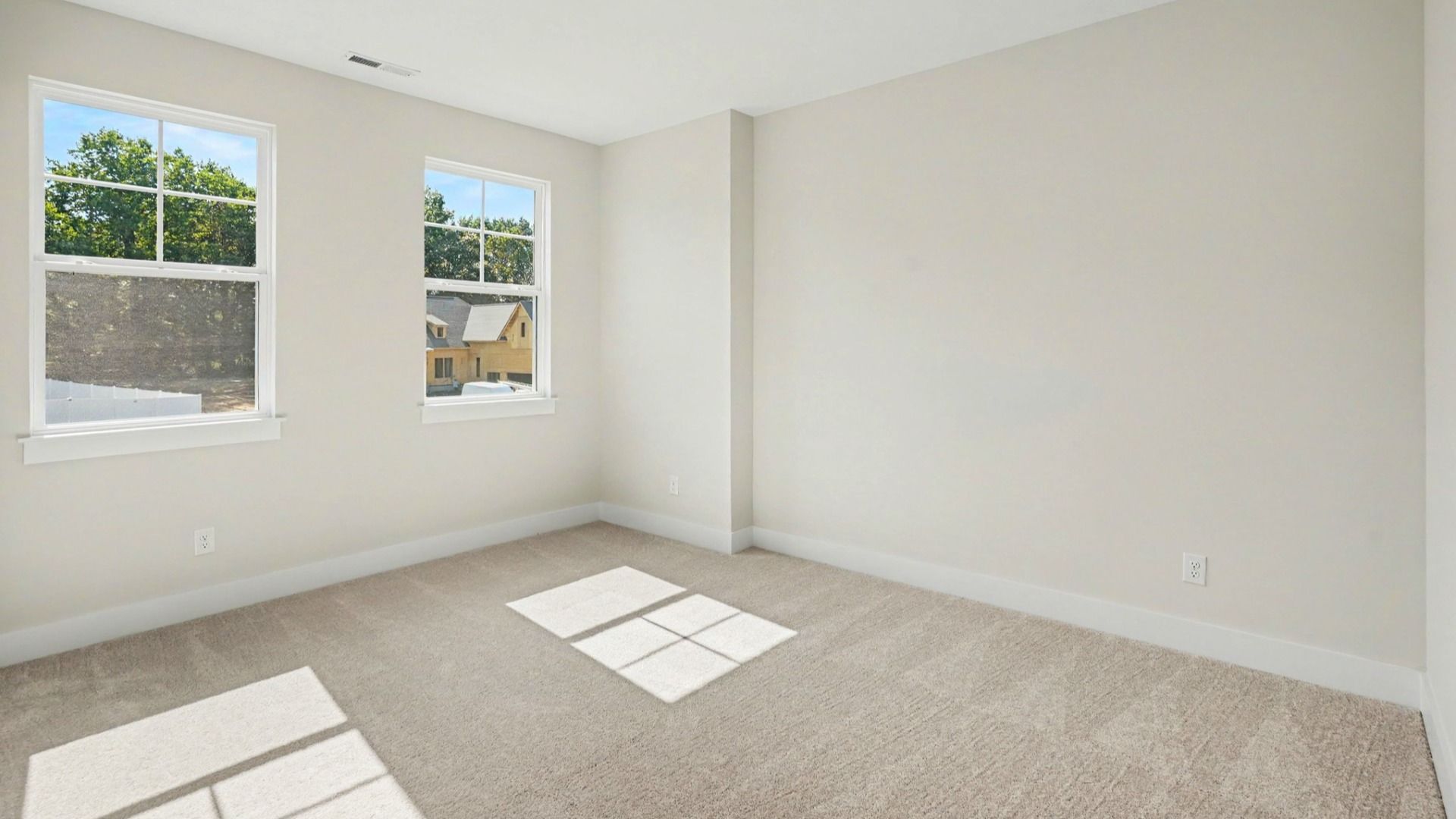 Separate secondary bedroom with walk-in closet