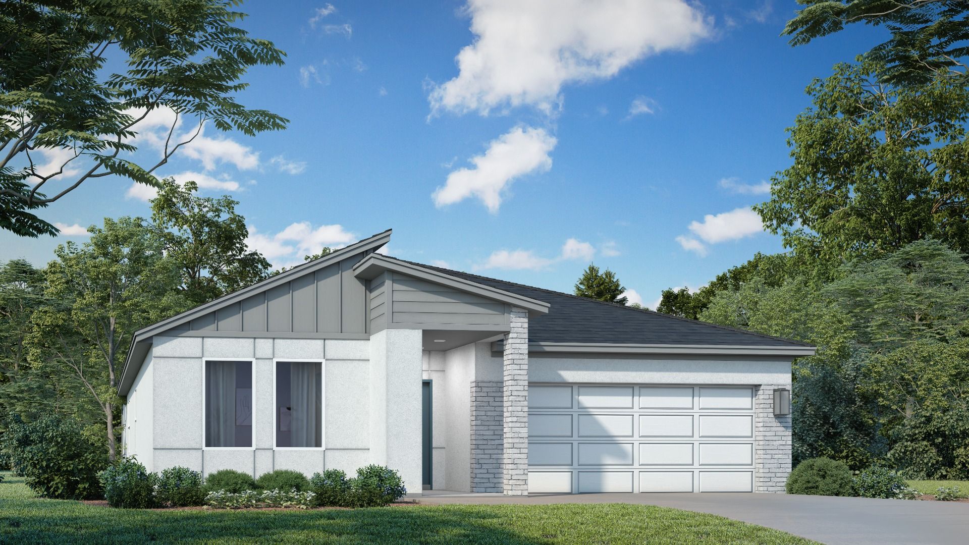 Castaway Modern Elevation by DRB Homes