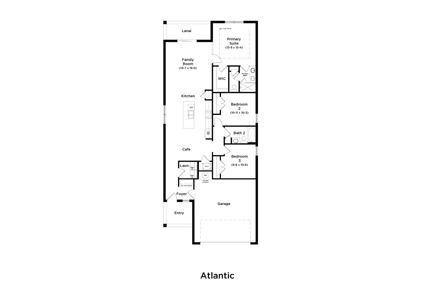 Atlantic Floor Plan with DRB homes