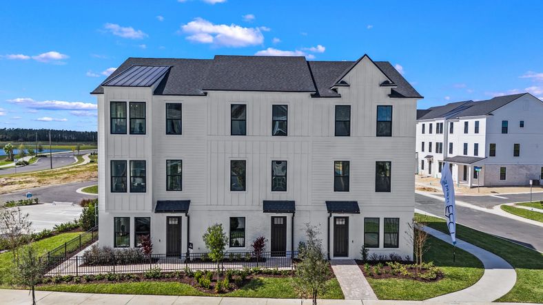 Parkview at Hamlin by DRB Homes offers stunning 3-story townhomes just minutes from Hamlin Town Center