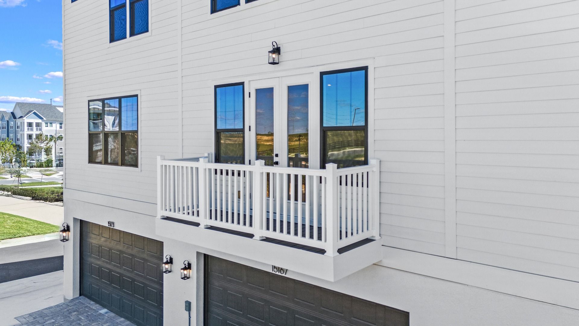 ?Parkview at Hamlin by DRB Homes offers 3-story townhomes with spacious balconies—ideal for enjoying scenic views