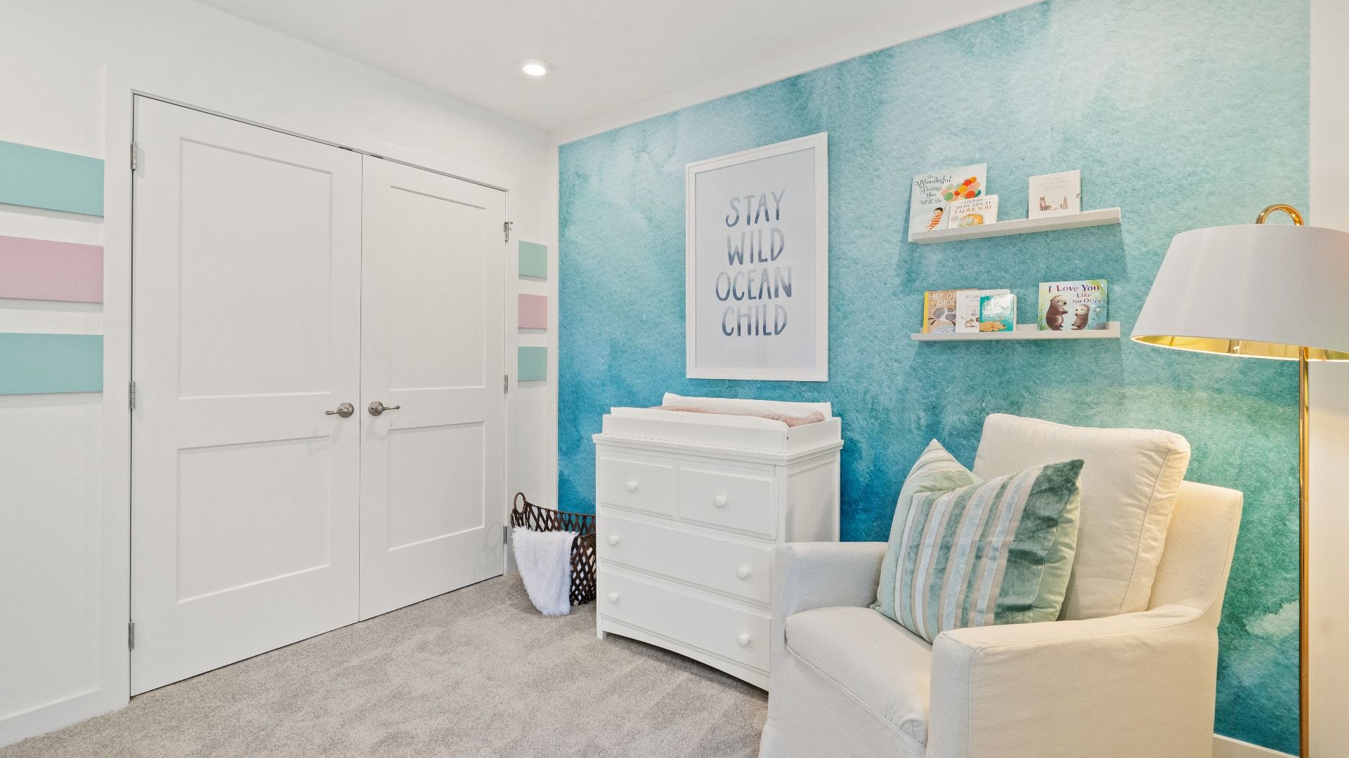 Charming third bedroom, perfect for guests or a nursery—bright, peaceful, and ready for your personal touch.