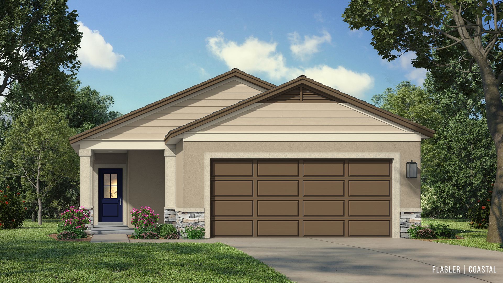 Flagler Coastal at DRB homes Grasslands West in a gated community on a golf course
