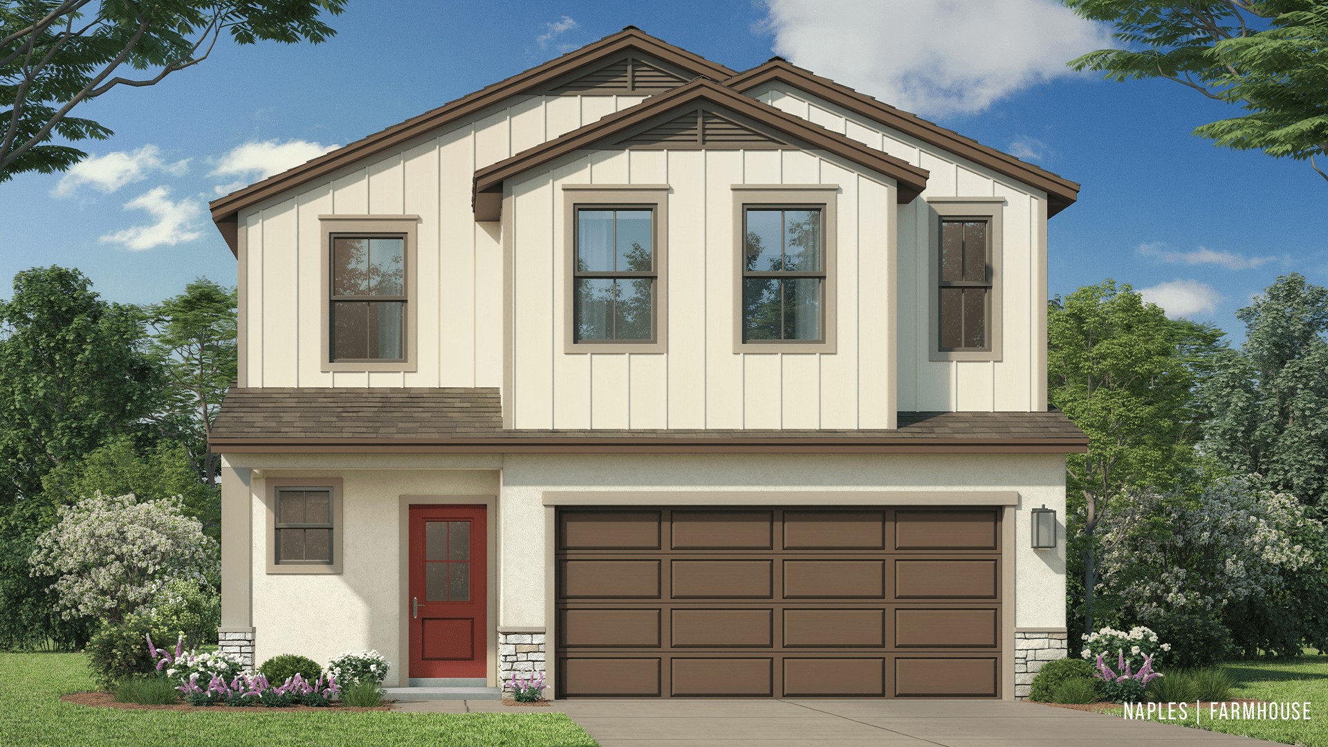 Naples Farmhouse Grasslands West on golf course by town center in a gated community