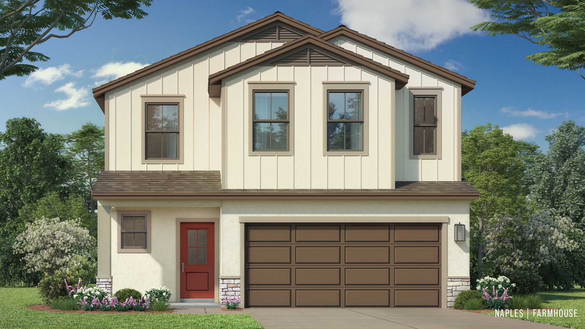 Naples Farmhouse Grasslands West on golf course by town center in a gated community