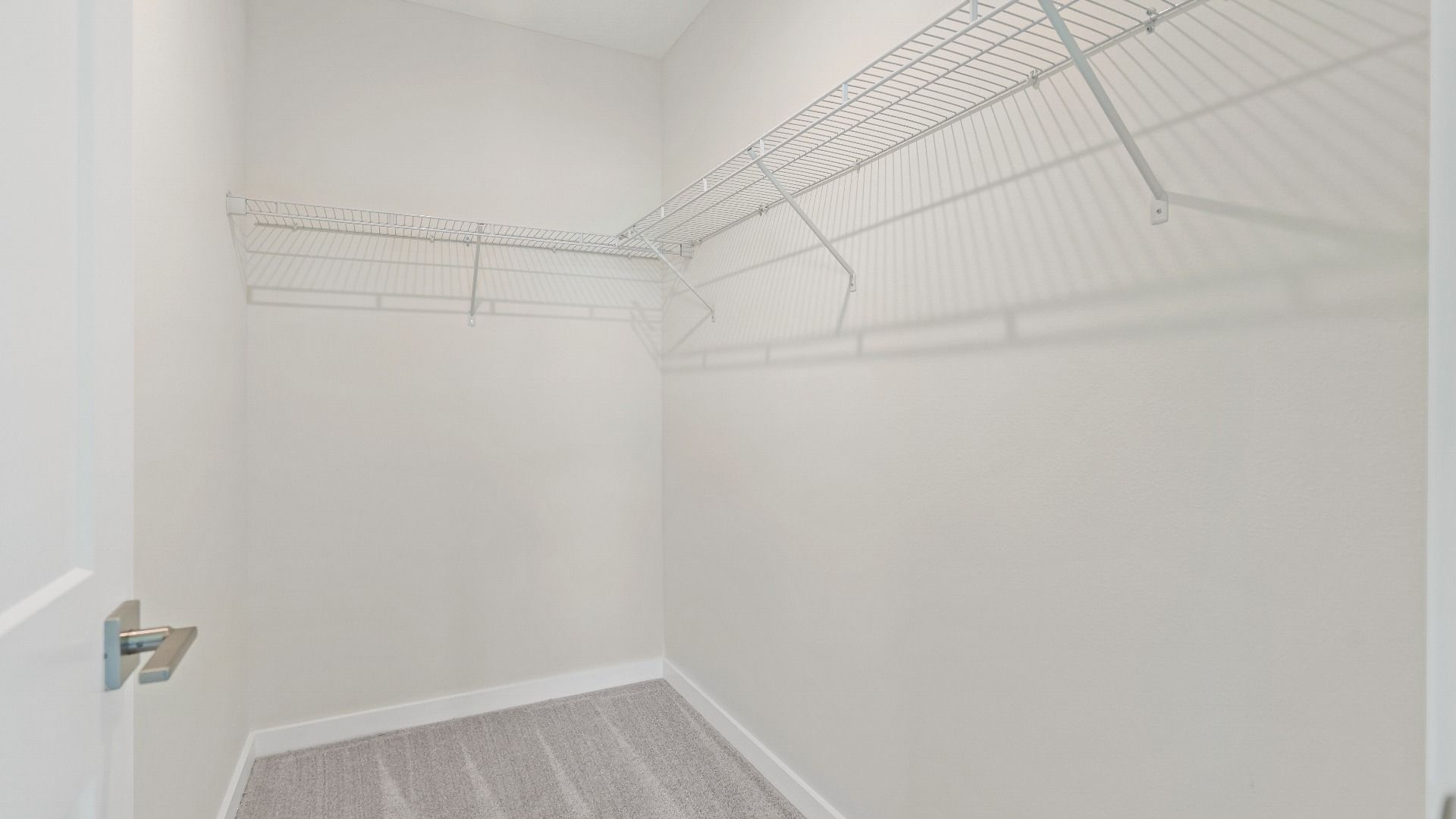 The Atlantic features a roomy walk-in closet with built-in shelving—perfect for organized storage and everyday convenience.