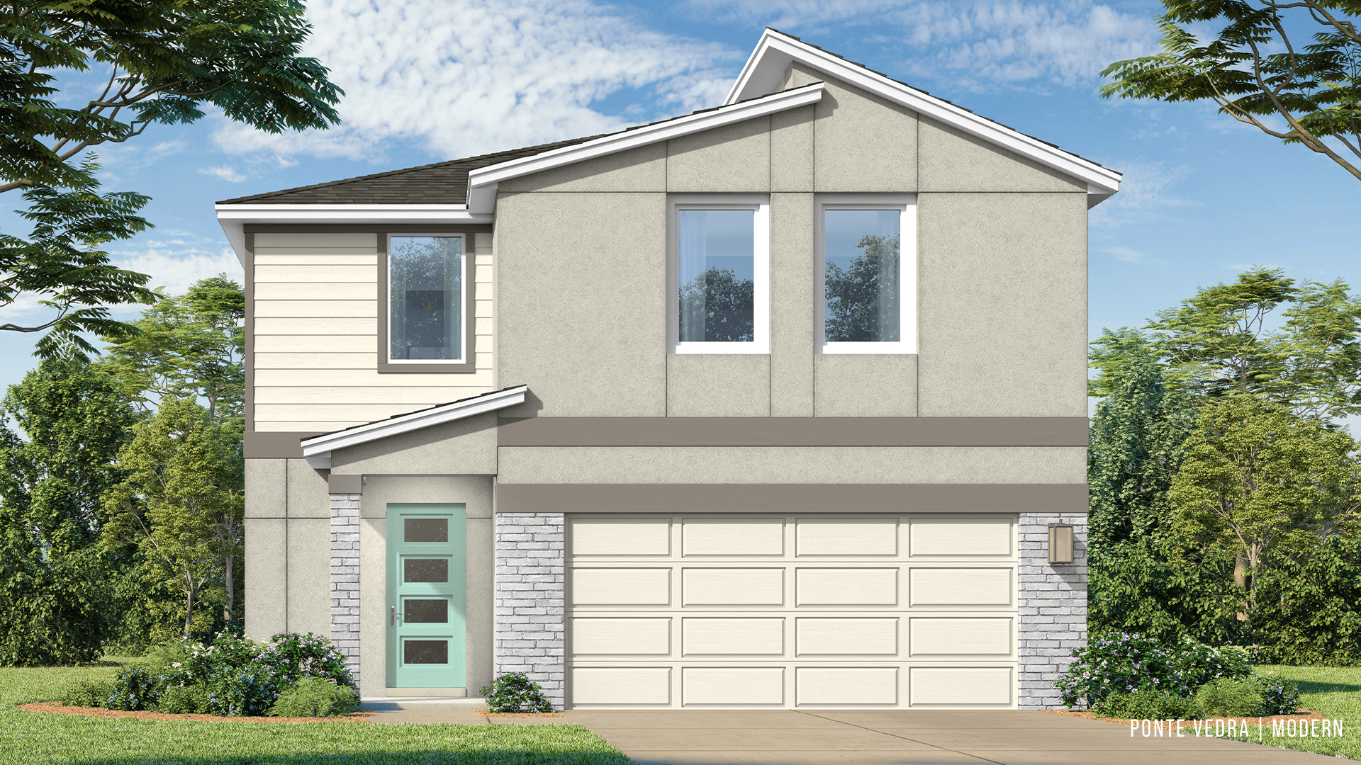 Ponte Vedra Modern by DRB homes at Willowbrook North, a new lakefront community in Winter Haven FL