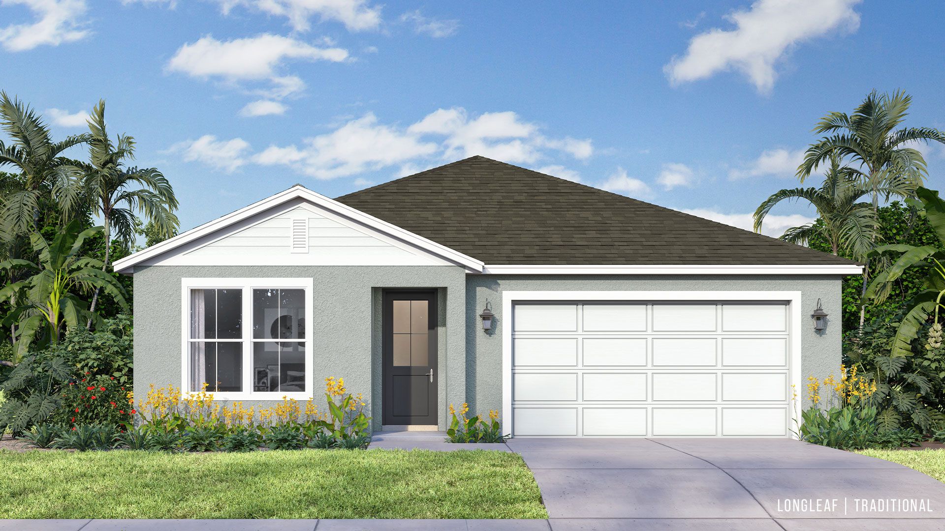 The Longleaf in Traditional elevation offers timeless architecture and comfort—available at Trailside in Mount Dora.