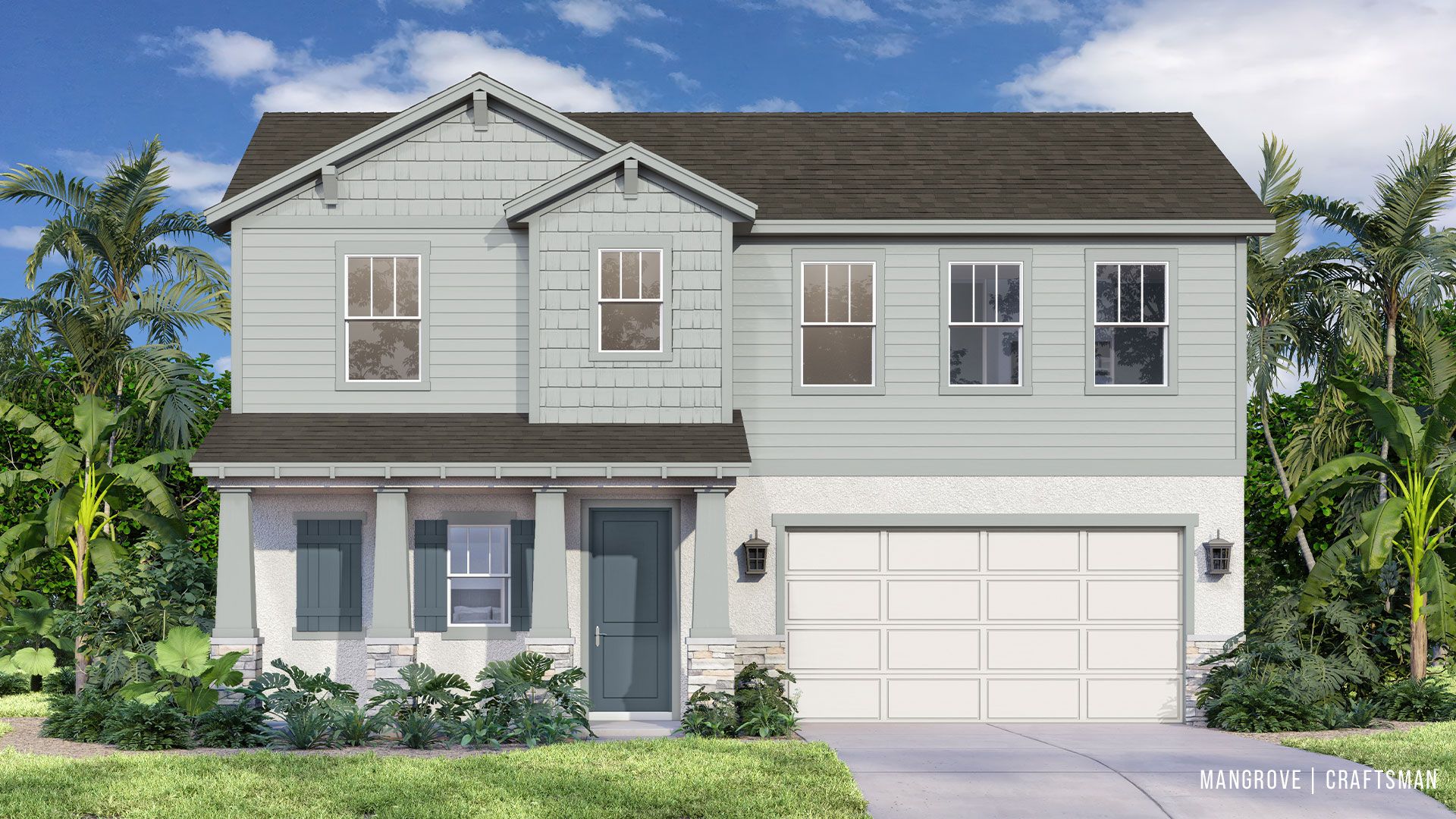 With its inviting front porch and timeless style, the Mangrove Craftsman shines at Trailside in Mount Dora.