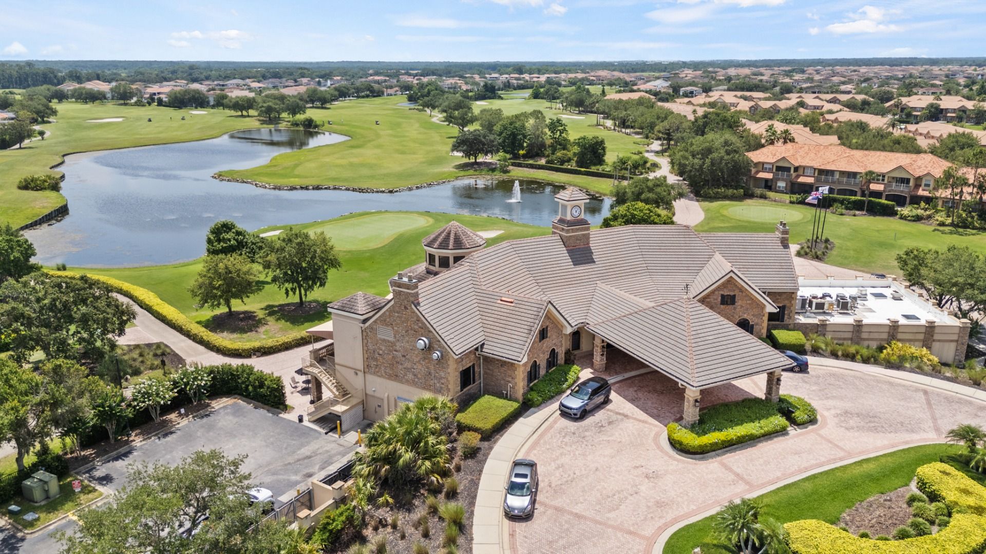 Eagle Creek Golf Course Club House in Lake Nona, FL near DRB Homes Cyrene at Harmony