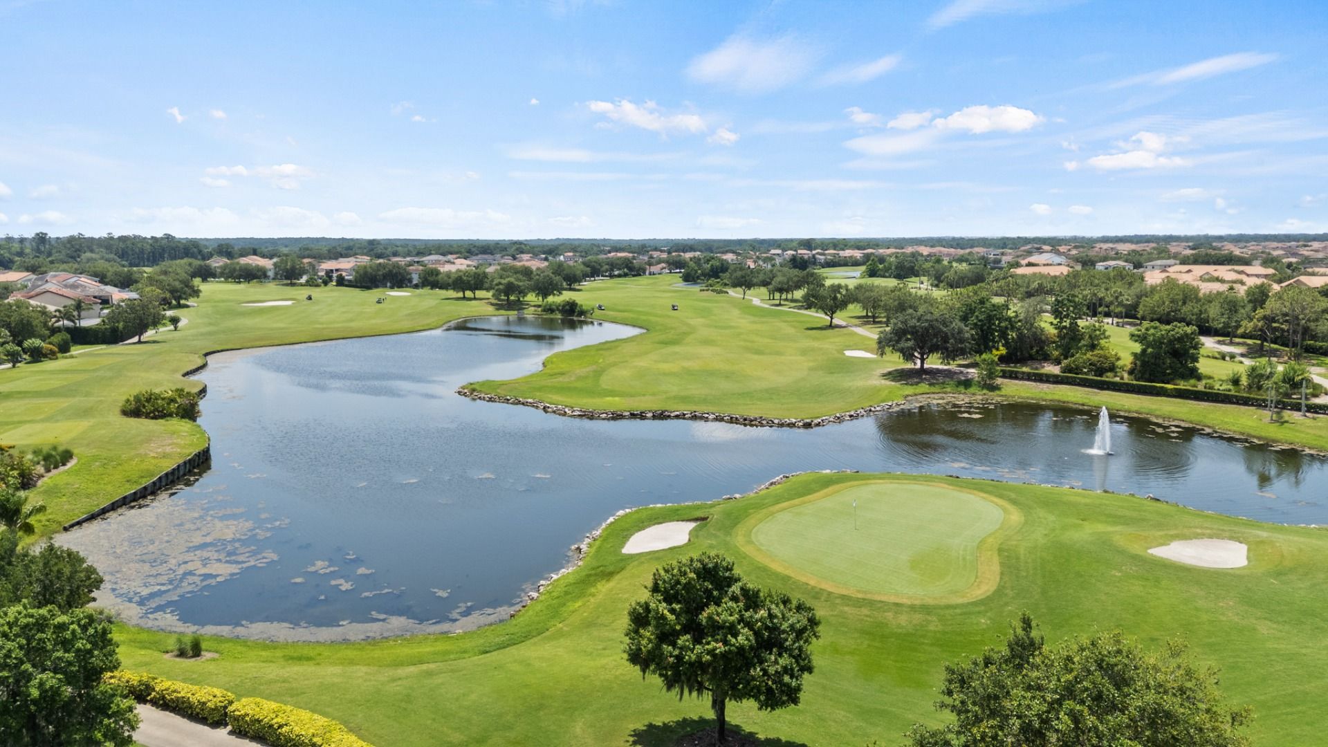 Eagle Creek Golf Course Views in Lake Nona, FL near Orlando near DRB Homes Cyrene at Harmony .