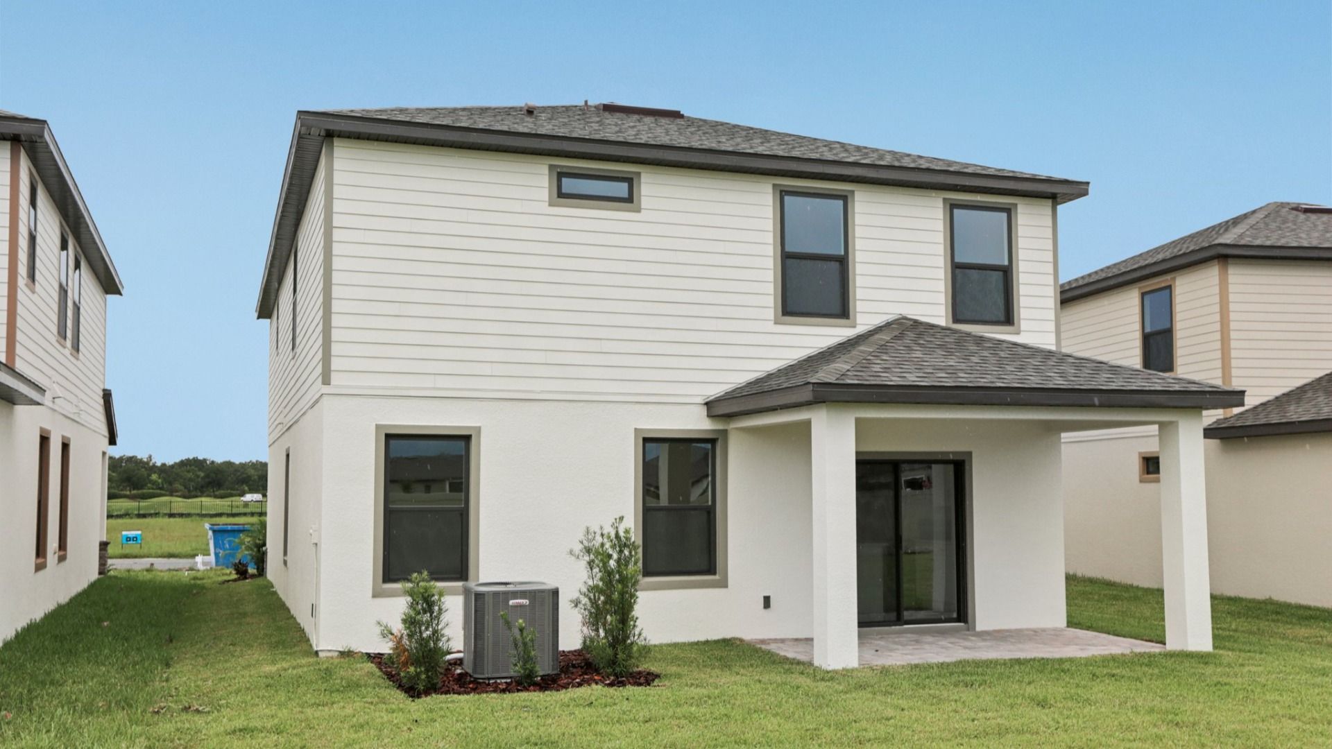 Back Exterior Ponte Vedra Model by DRB Homes at Grasslands West in Lakeland FL