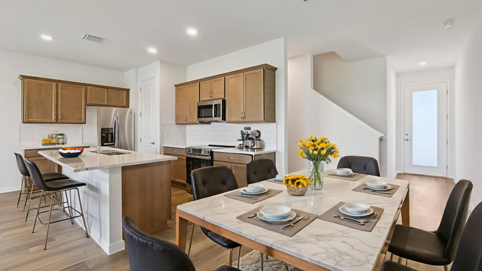 The Virtually Staged Kitchen and Dining Room