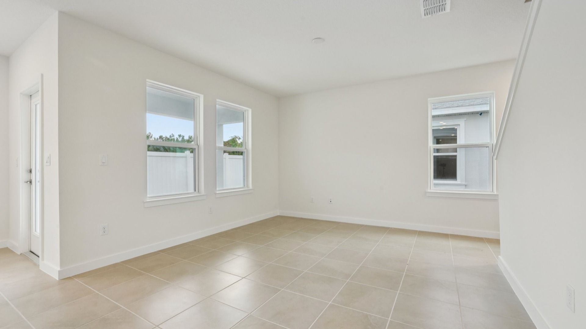 Living Area of the Coronado - End at Cyrene at Harmony located in St Cloud FL by DRB Homes