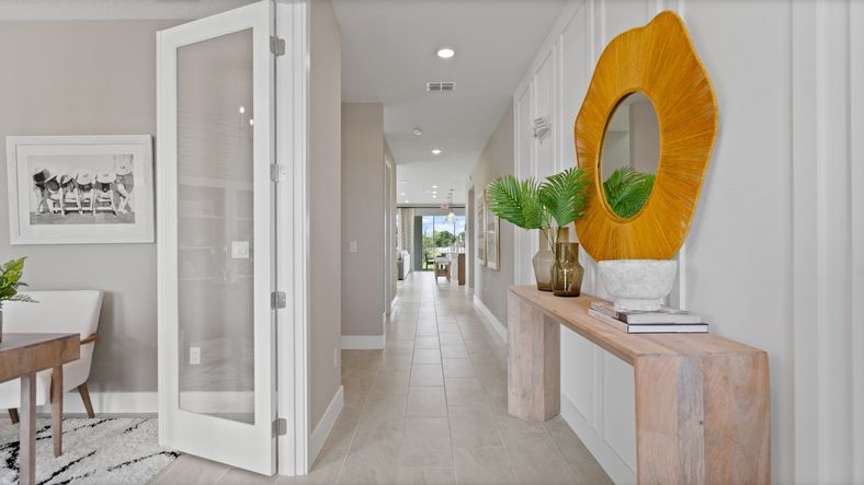 The Sweetgum Model Entryway at Trailside in Mount Dora, FL